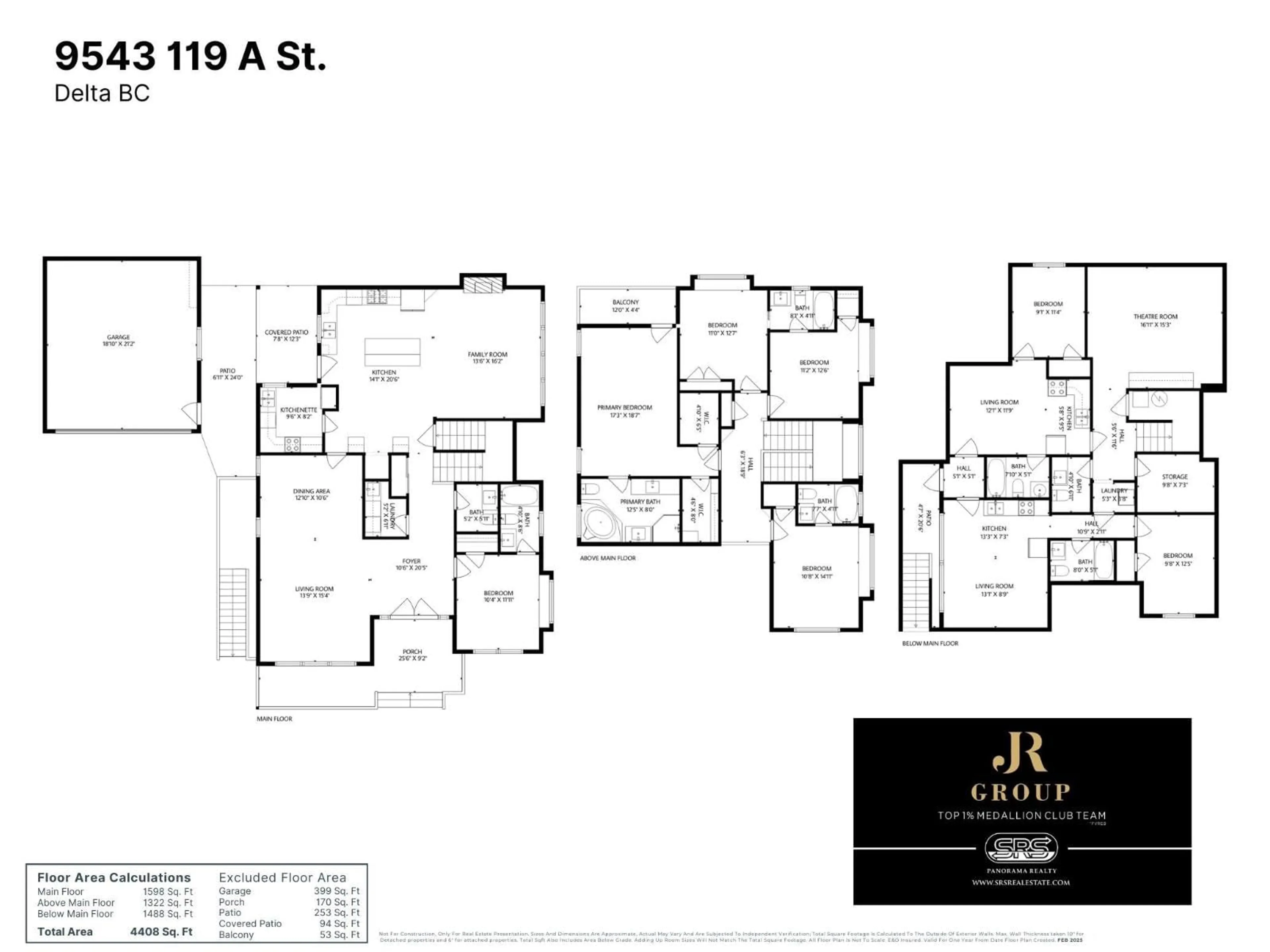 Floor plan for 9543 119A STREET, Delta British Columbia V4C6P4