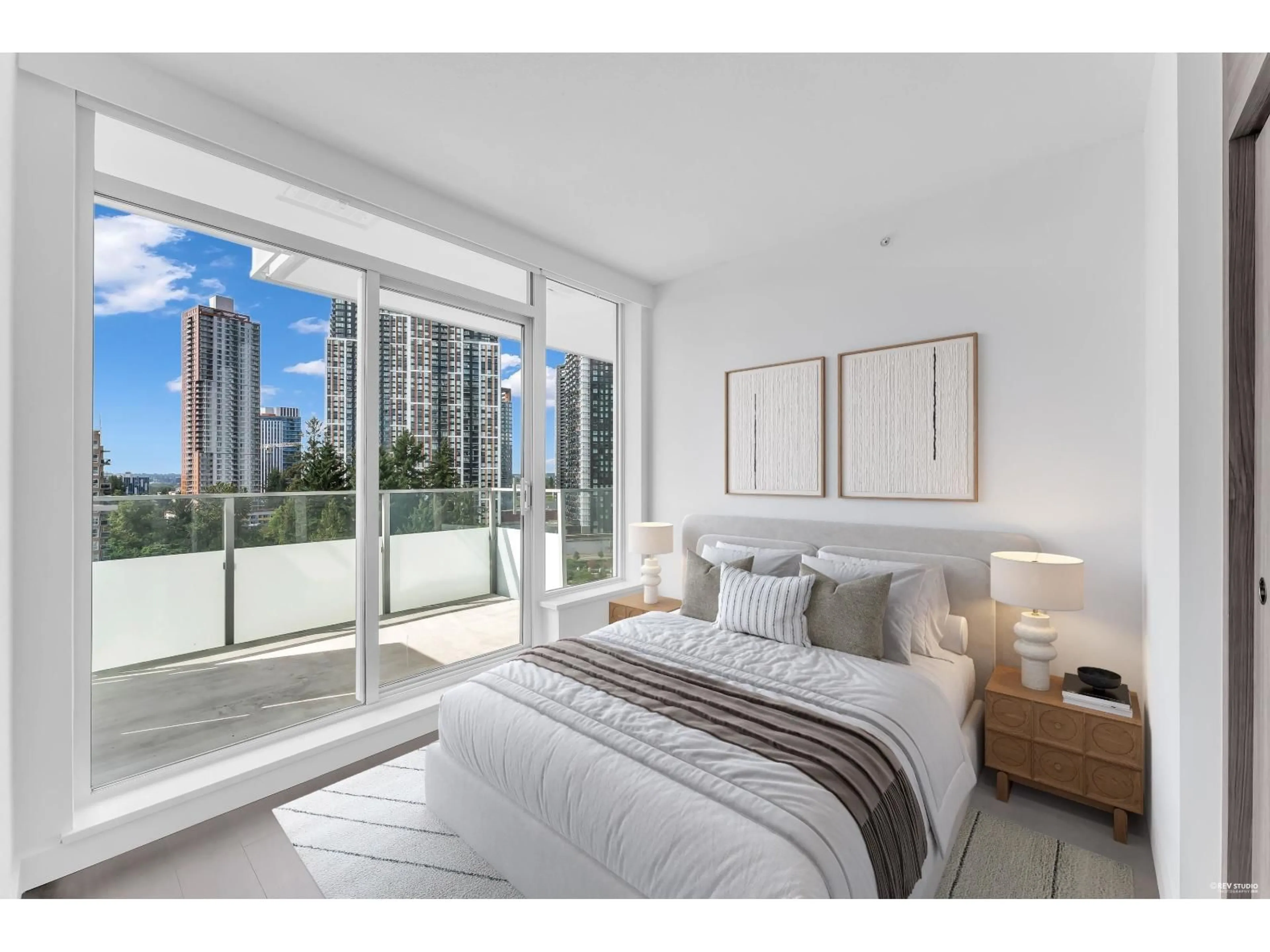Bedroom with bed, unknown for 1307 - 13768 100 AVENUE, Surrey British Columbia V3T0V2