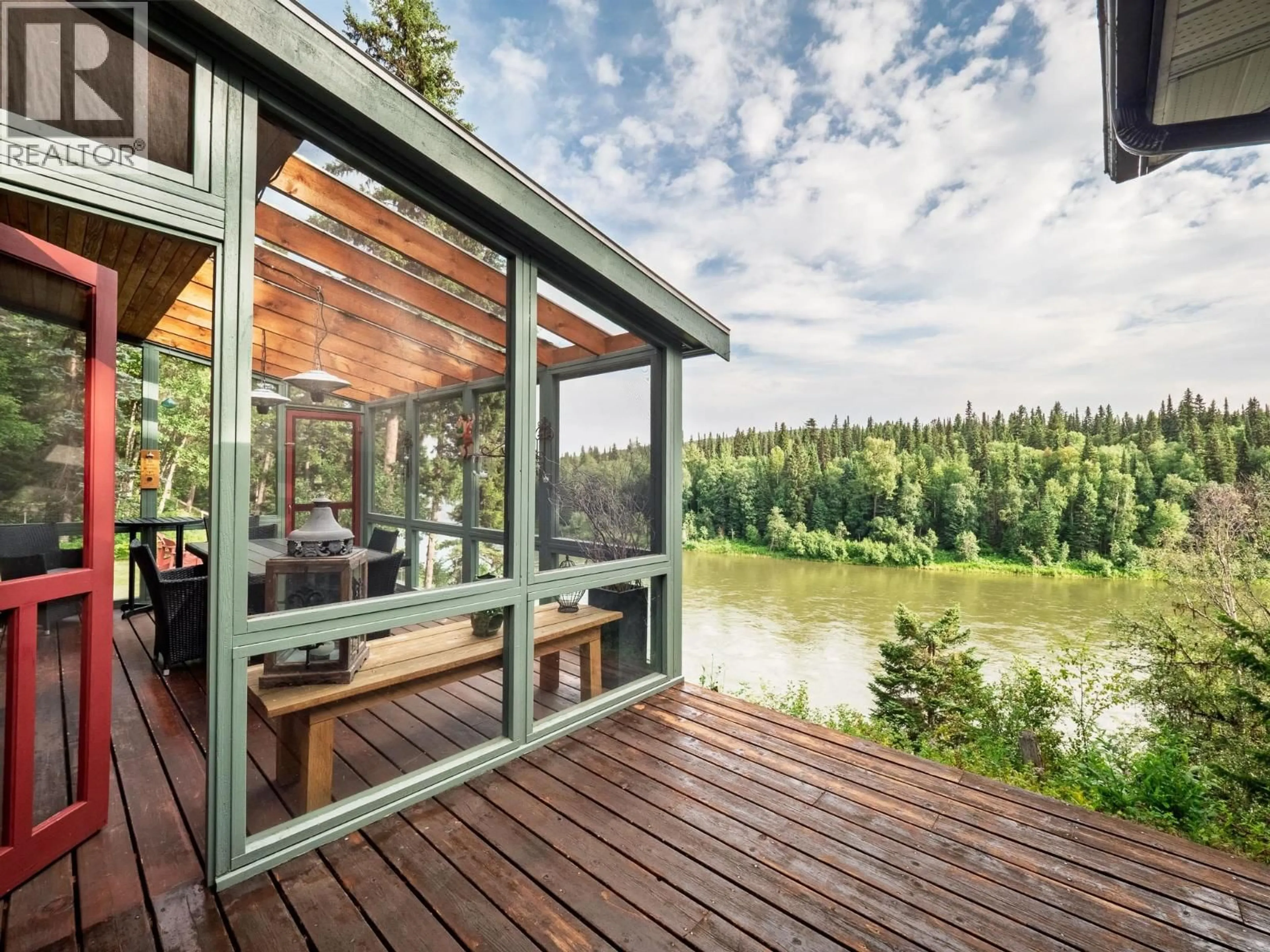 Patio, water/lake/river/ocean view for 8943 NORTH NECHAKO ROAD, Prince George British Columbia V2K4Z8