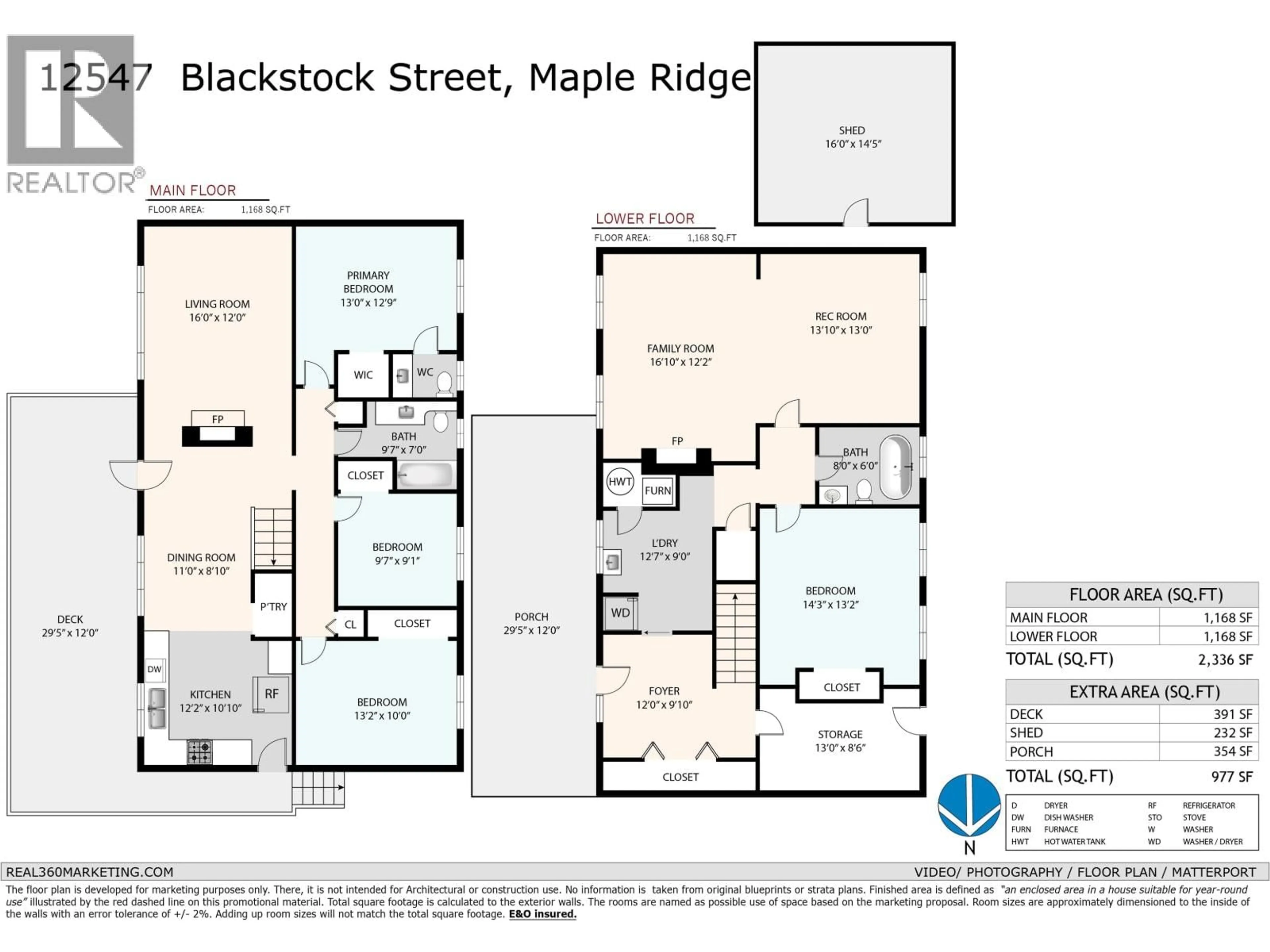 Floor plan for 12547 BLACKSTOCK STREET, Maple Ridge British Columbia V2X5N7
