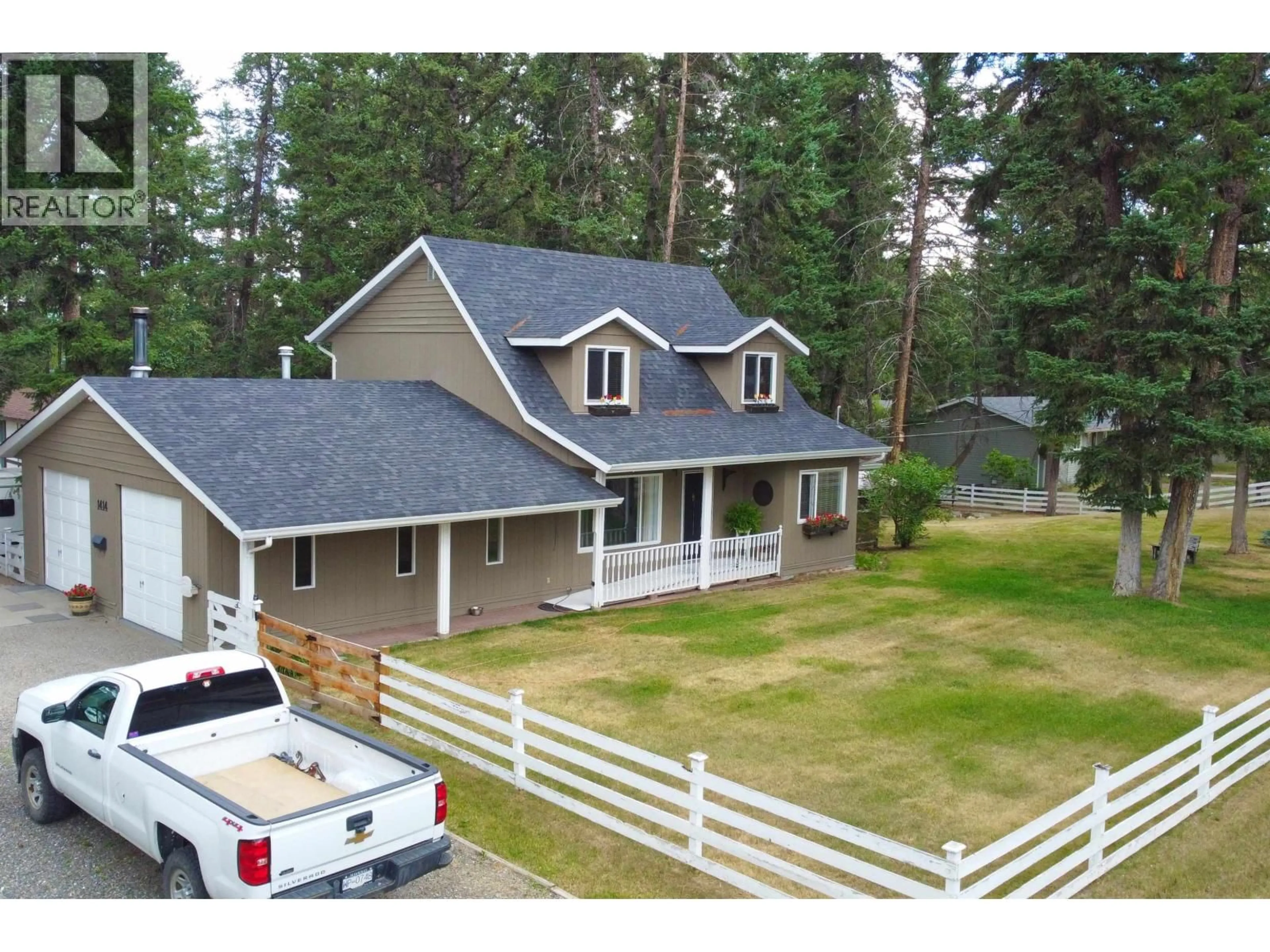 A pic from outside/outdoor area/front of a property/back of a property/a pic from drone, unknown for 1414 GUN-A-NOOT TRAIL, Williams Lake British Columbia V2G3H7