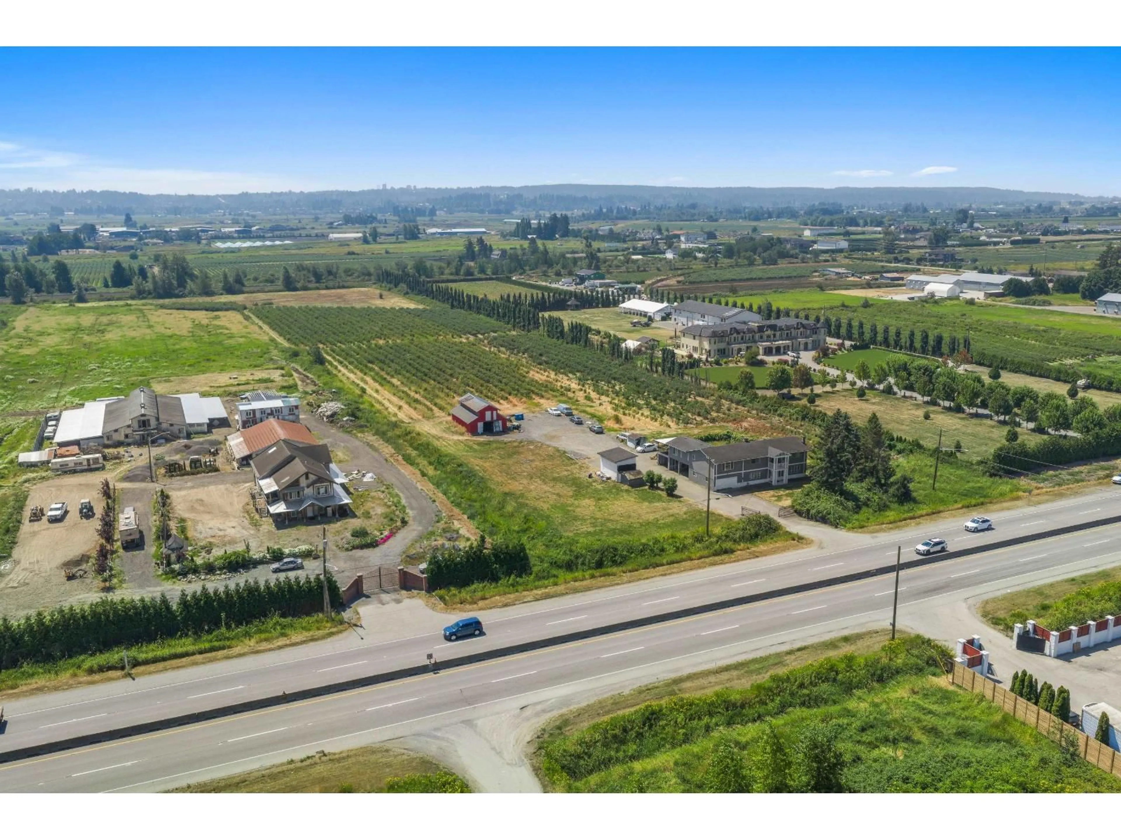 A pic from outside/outdoor area/front of a property/back of a property/a pic from drone, mountain view for 16212 56 AVENUE, Surrey British Columbia V3S2J7