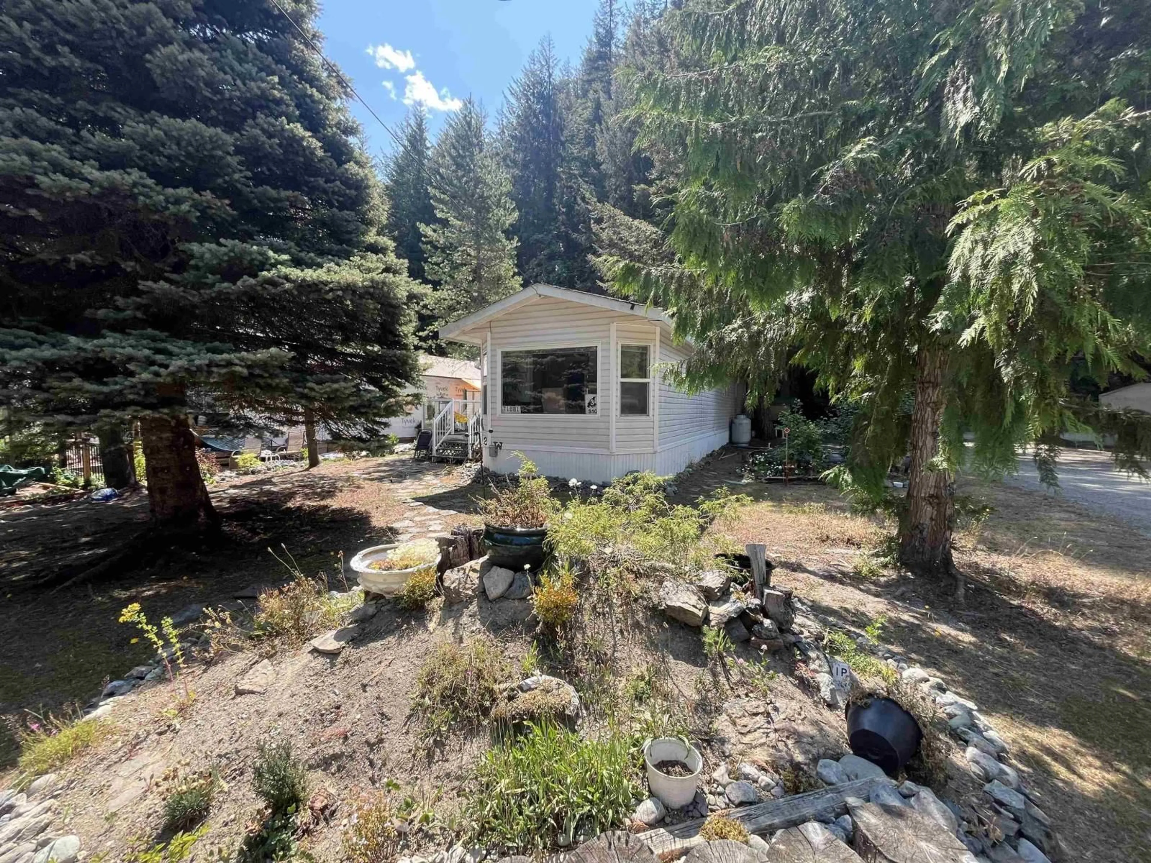 A pic from outside/outdoor area/front of a property/back of a property/a pic from drone, forest/trees view for 10 - 71881 SUMALLO ROAD, Sunshine Valley British Columbia V0X1L5