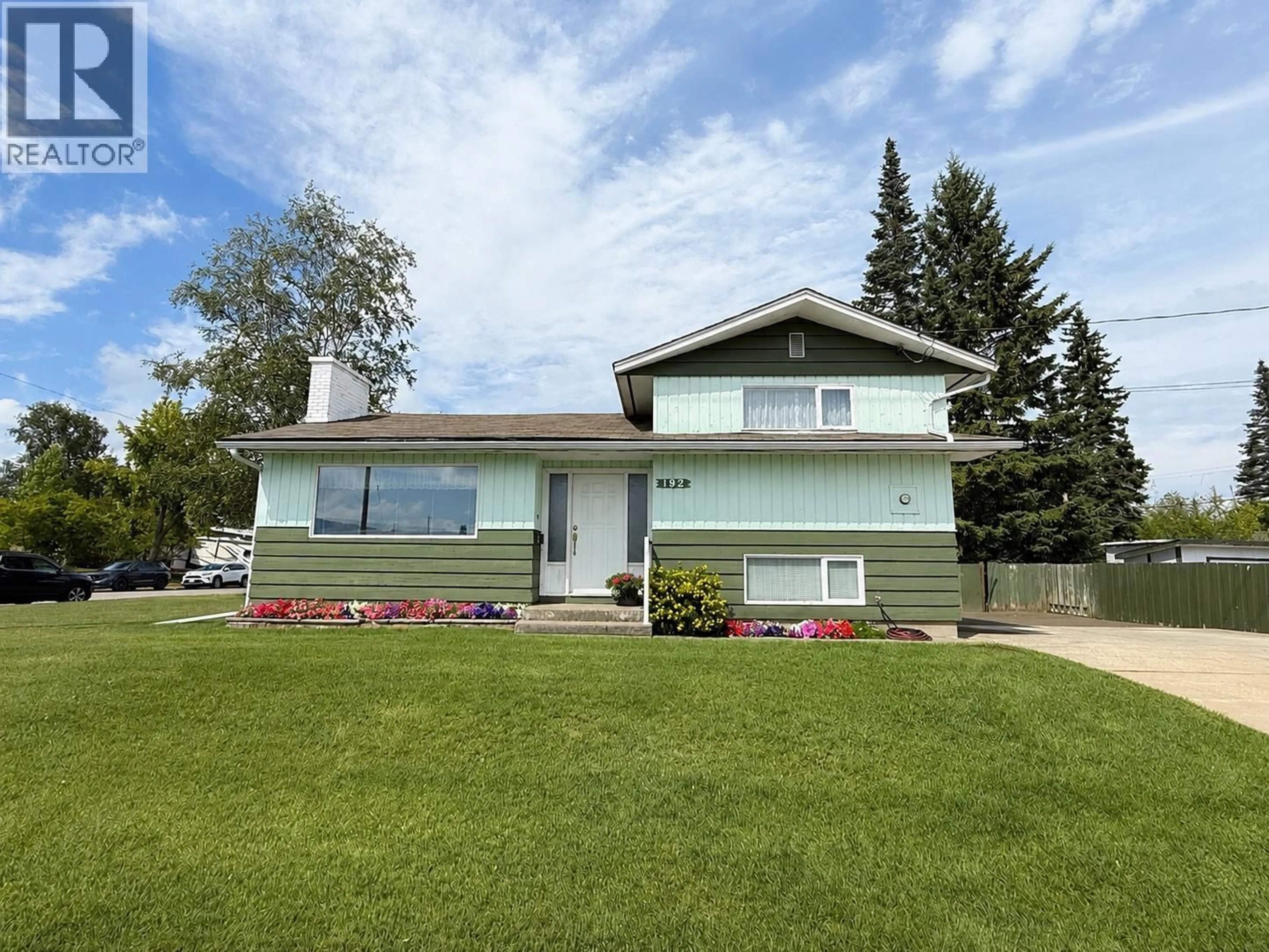 Home with vinyl exterior material, street for 192 PATTERSON STREET, Prince George British Columbia V2M3M6
