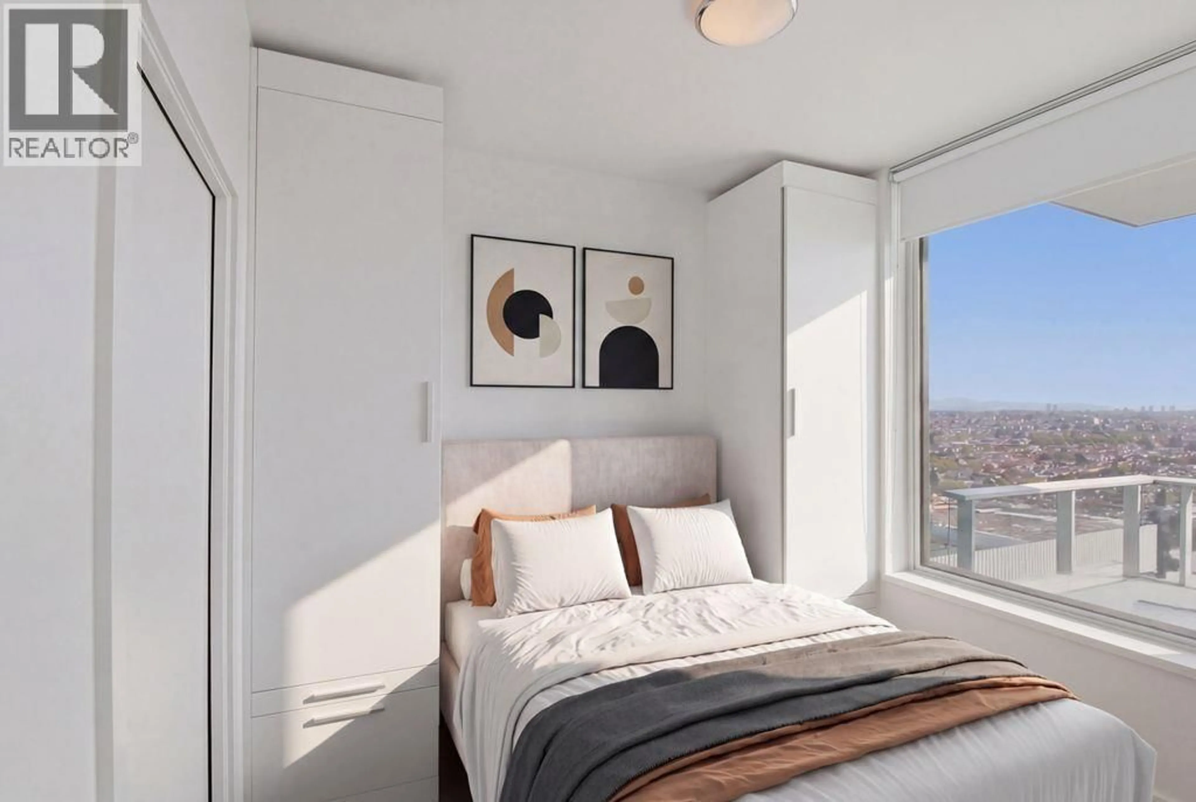 Bedroom with bed, unknown for 3204 - 8131 NUNAVUT LANE, Vancouver British Columbia V5X0E2