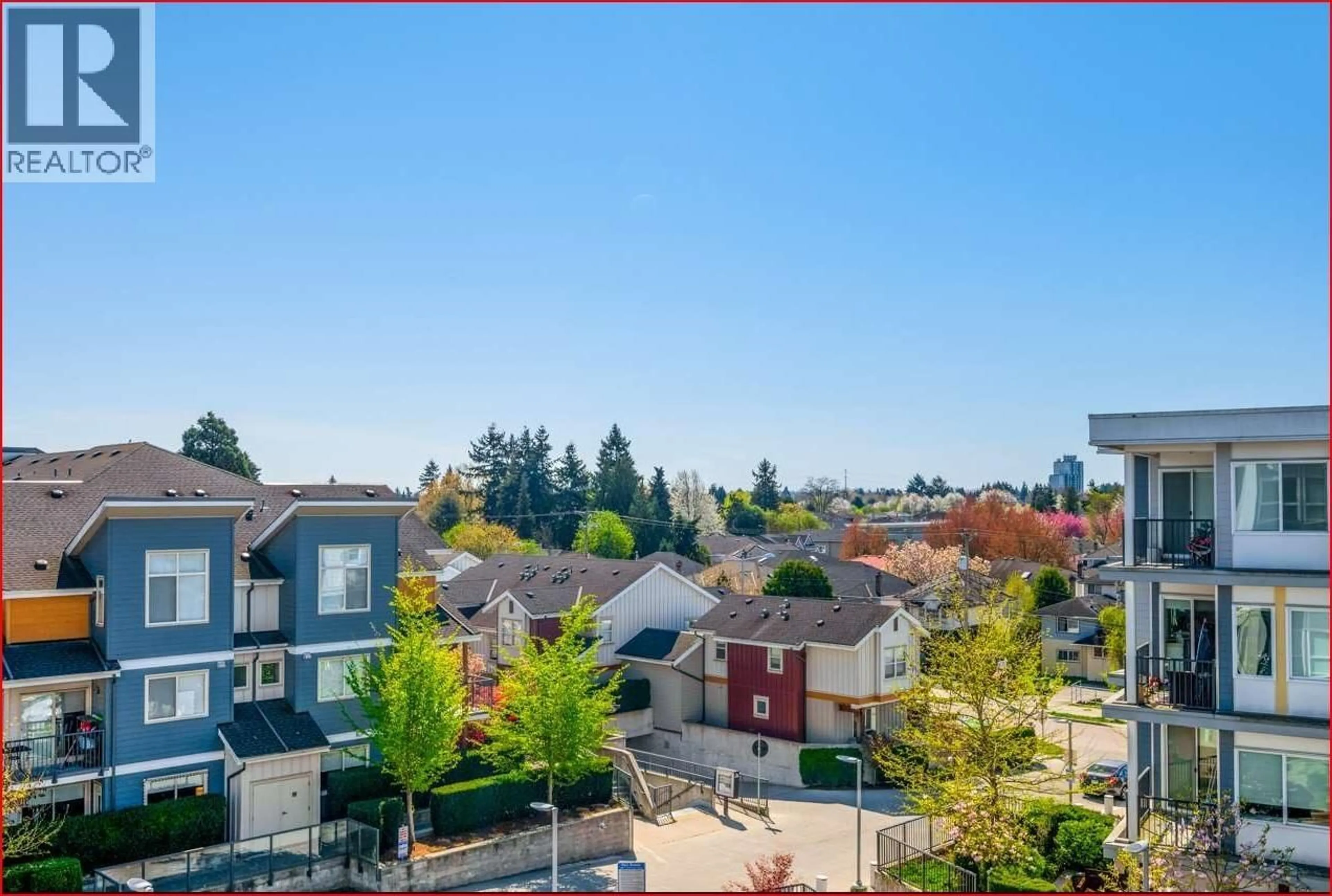A pic from outside/outdoor area/front of a property/back of a property/a pic from drone, city buildings view from balcony for 503 - 10033 RIVER DRIVE, Richmond British Columbia V6X0L1