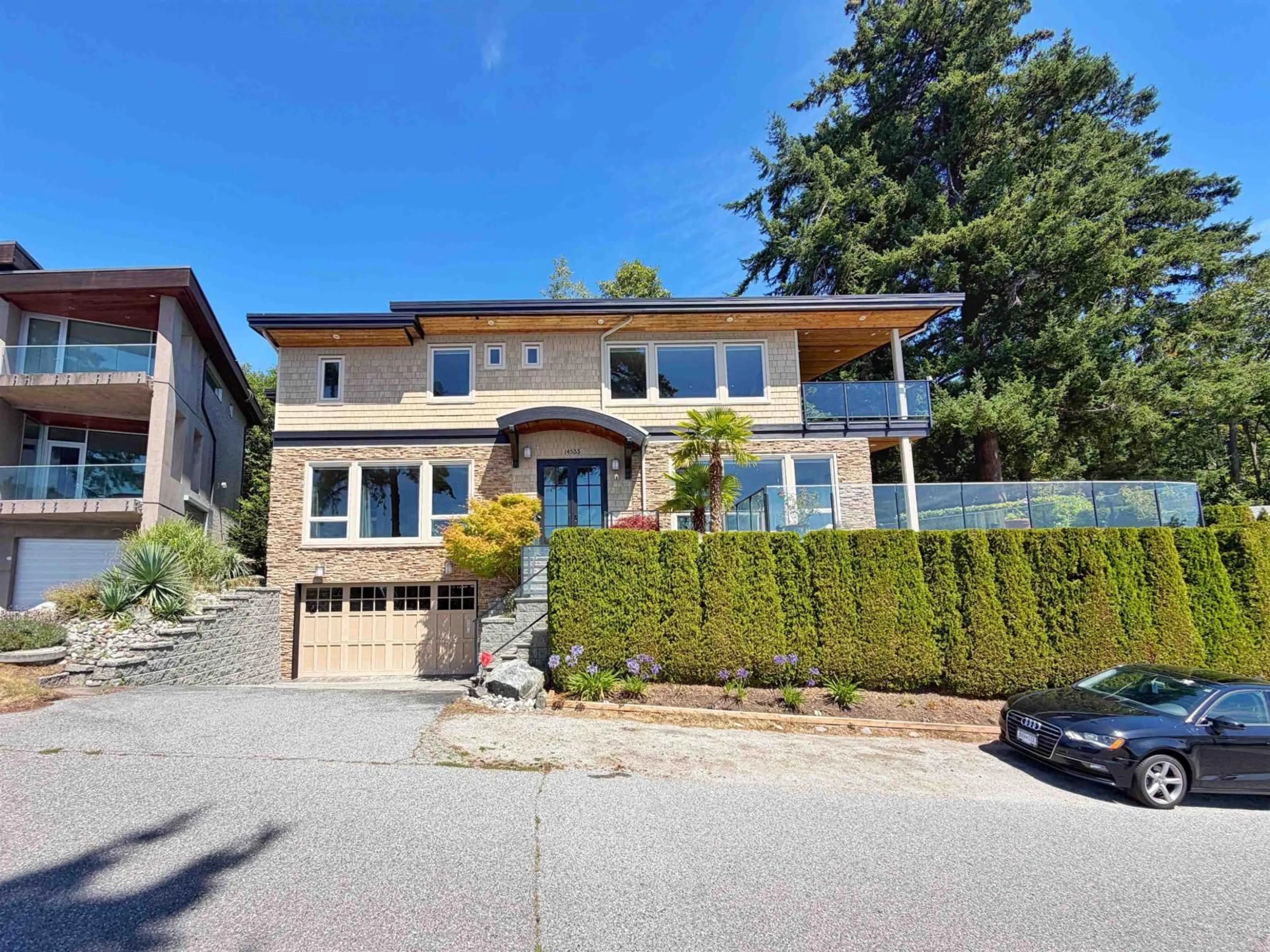Home with brick exterior material, street for 14533 MAGDALEN AVENUE, White Rock British Columbia V4B2X5