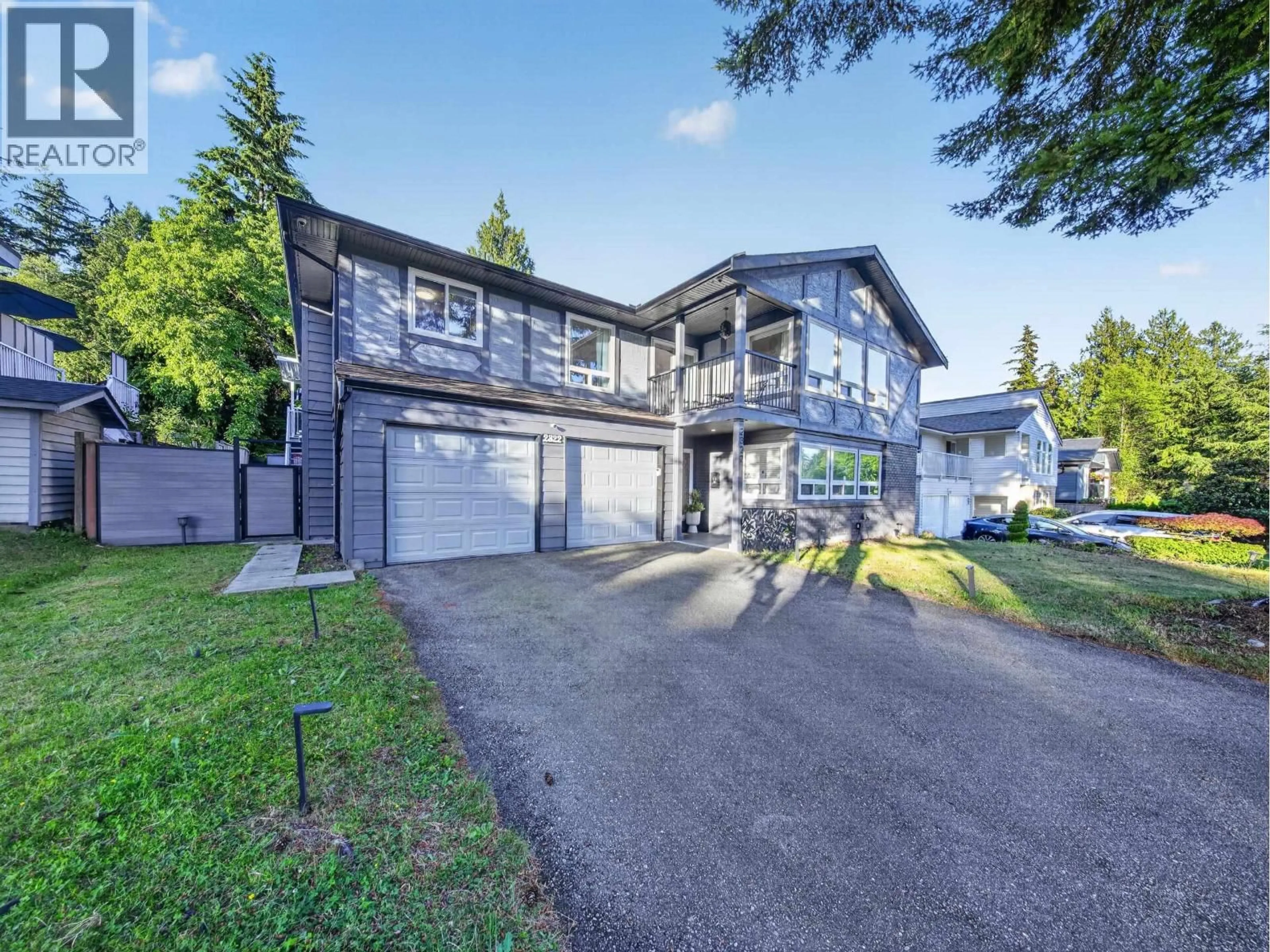 A pic from outside/outdoor area/front of a property/back of a property/a pic from drone, street for 2322 KIRKSTONE ROAD, North Vancouver British Columbia V7J3M3