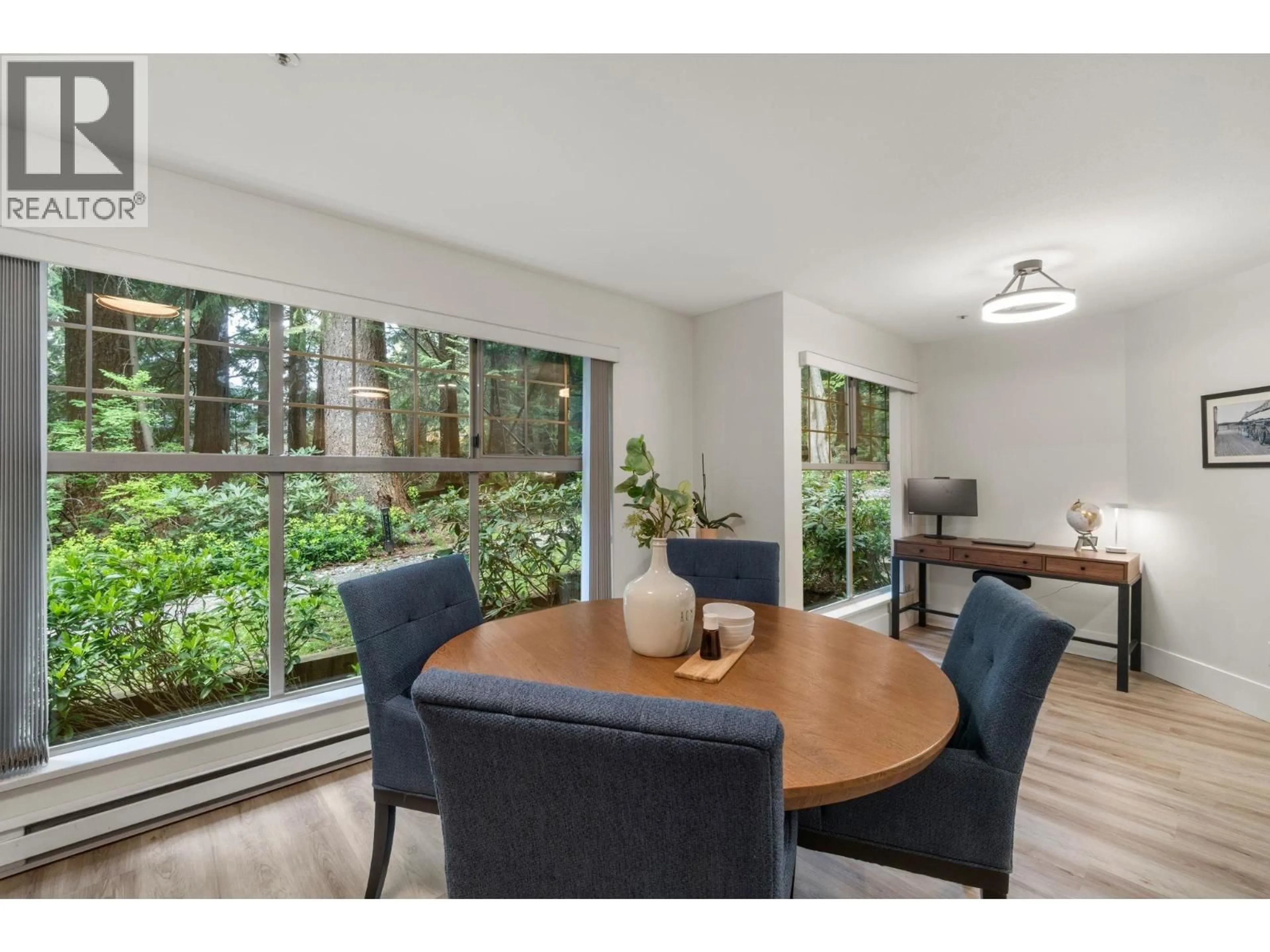 Dining room, wood/laminate floor for 104 - 180 RAVINE DRIVE, Port Moody British Columbia V3H4Z3
