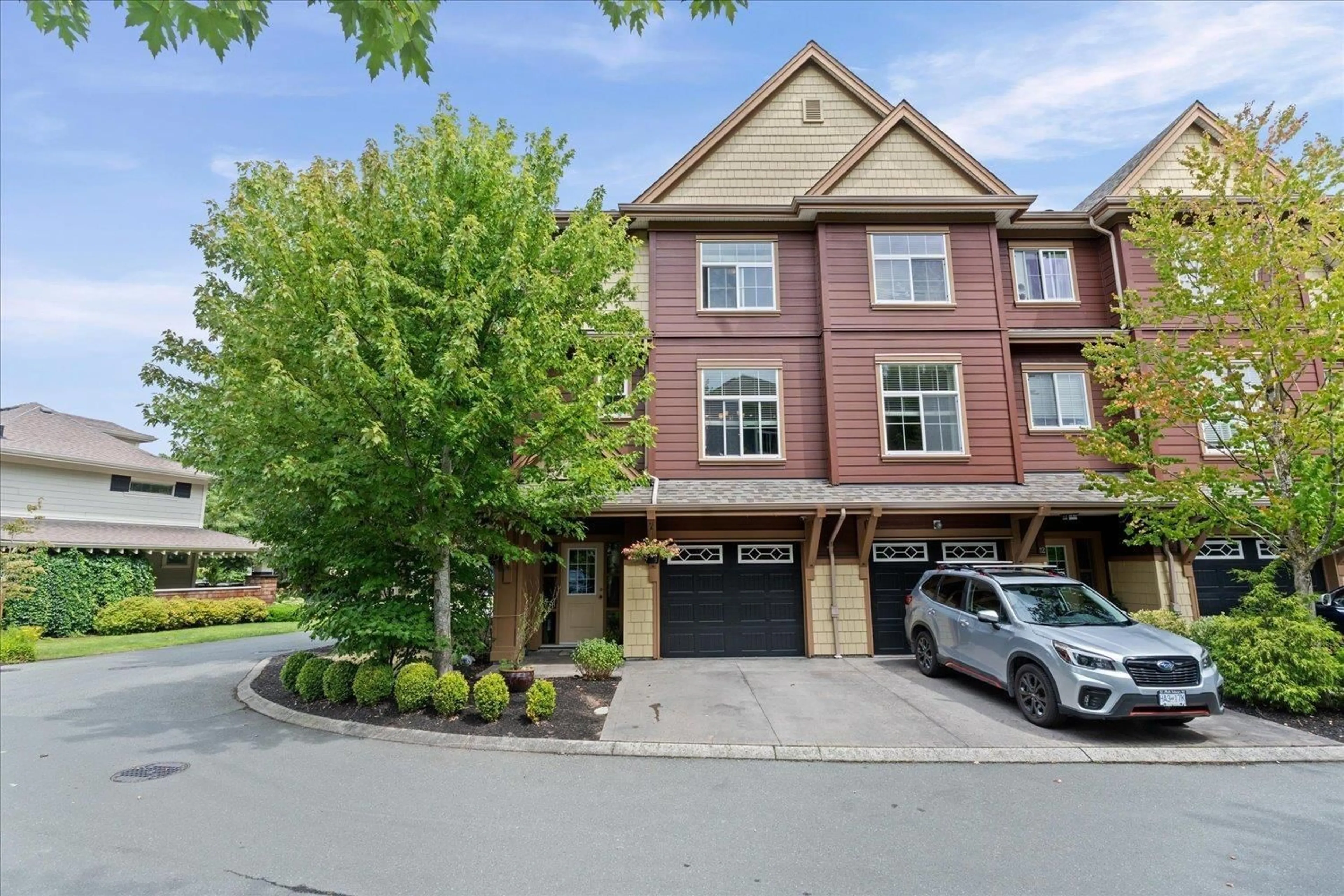 A pic from outside/outdoor area/front of a property/back of a property/a pic from drone, street for 13 - 45137 NICOMEN CRESCENT, Chilliwack British Columbia V2R0R3