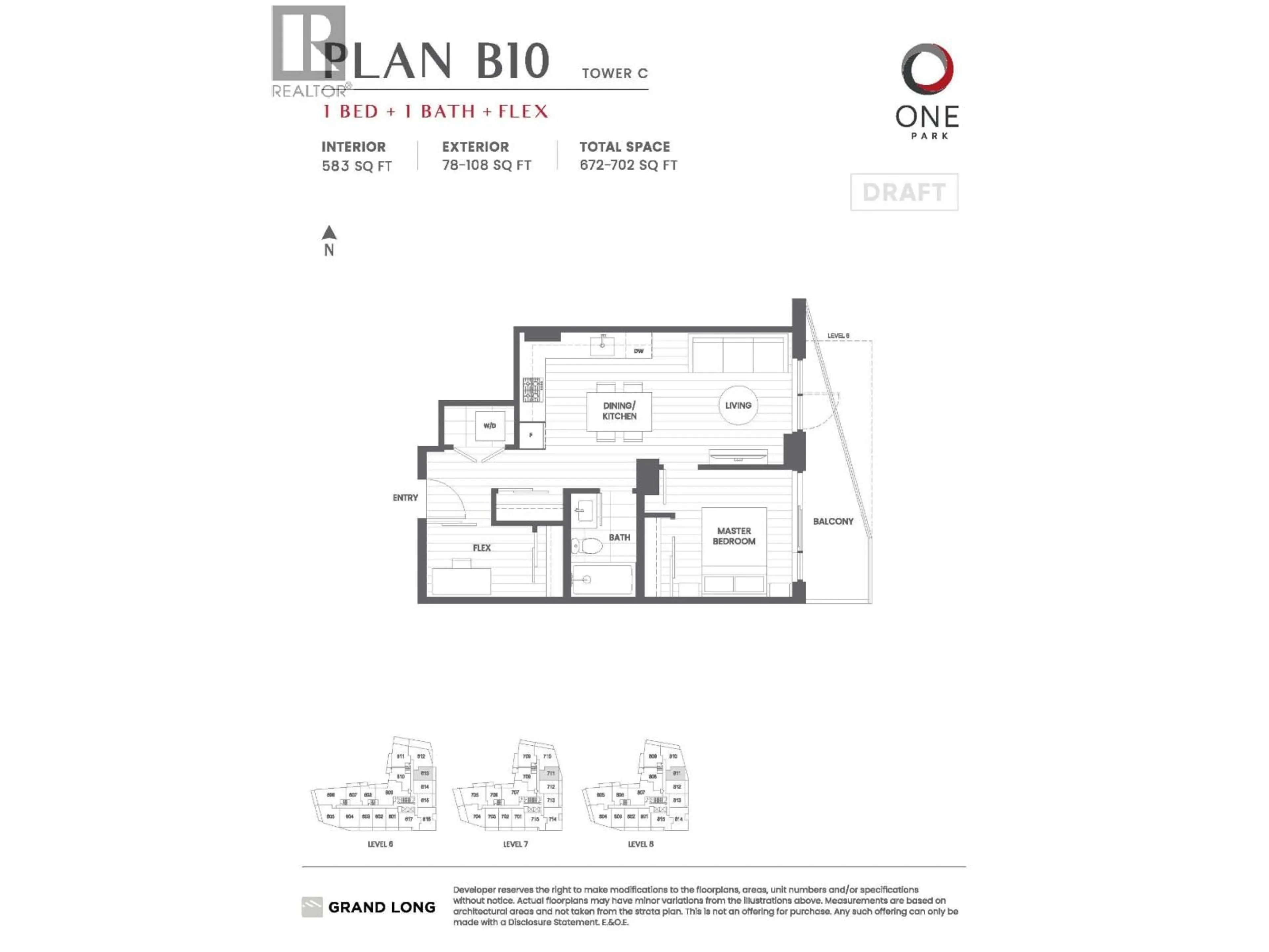 Floor plan for 711 - 6655 BUSWELL STREET, Richmond British Columbia V6Y0M4