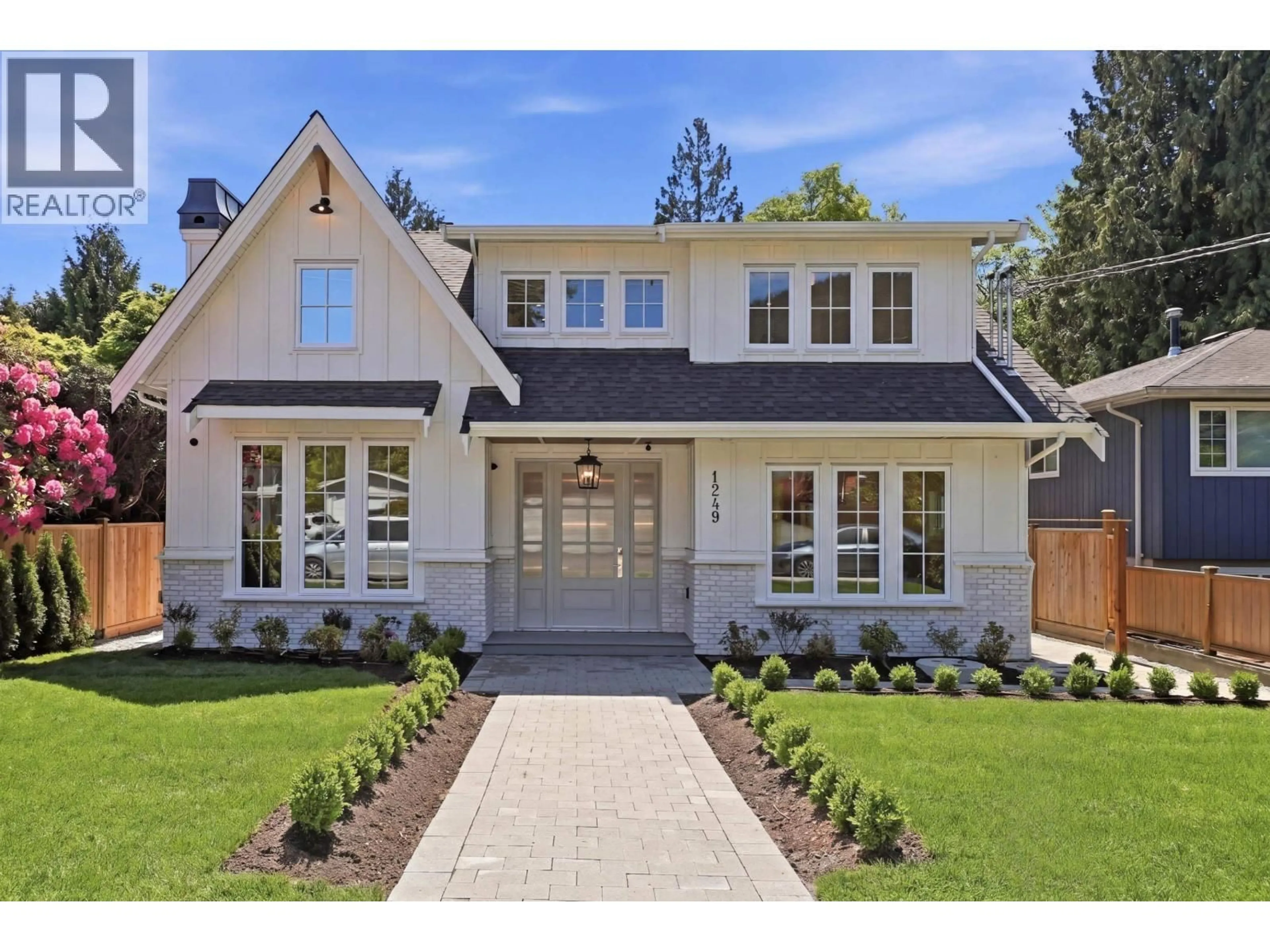 Home with brick exterior material, street for 1249 FREDERICK ROAD, North Vancouver British Columbia V7K1J3