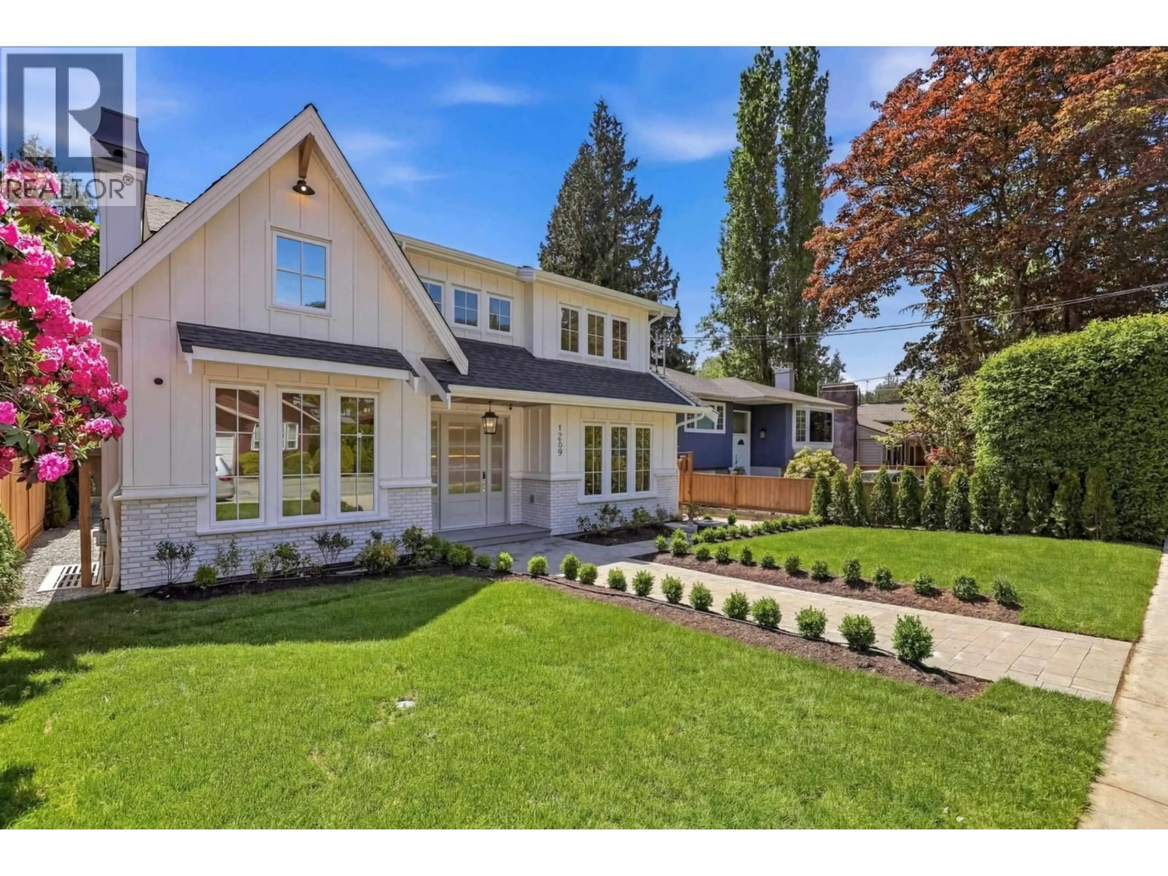 Home with brick exterior material, street for 1249 FREDERICK ROAD, North Vancouver British Columbia V7K1J3