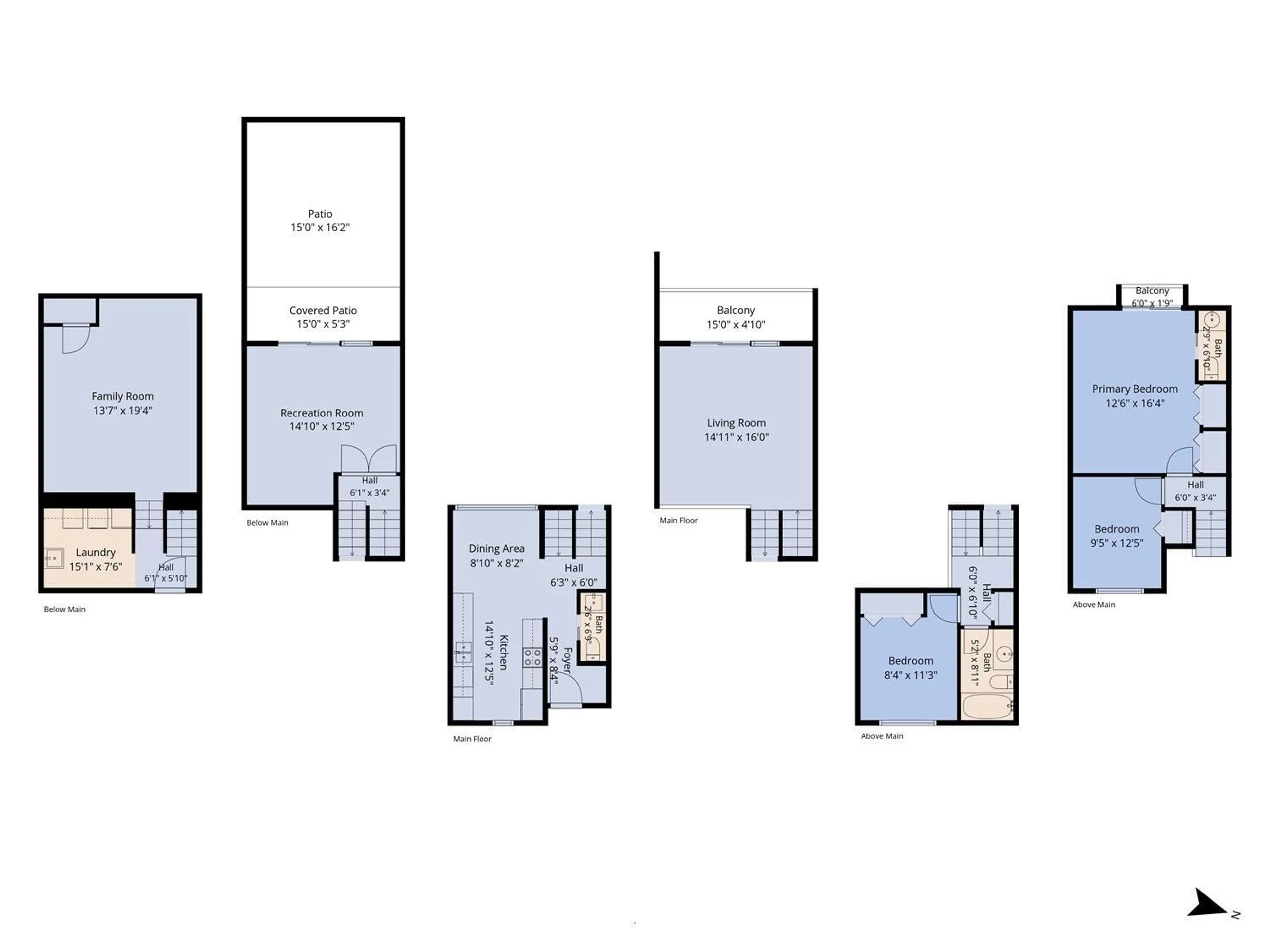 Floor plan for 4 - 33293 BOURQUIN CRESCENT EAST, Abbotsford British Columbia V2S1Y2