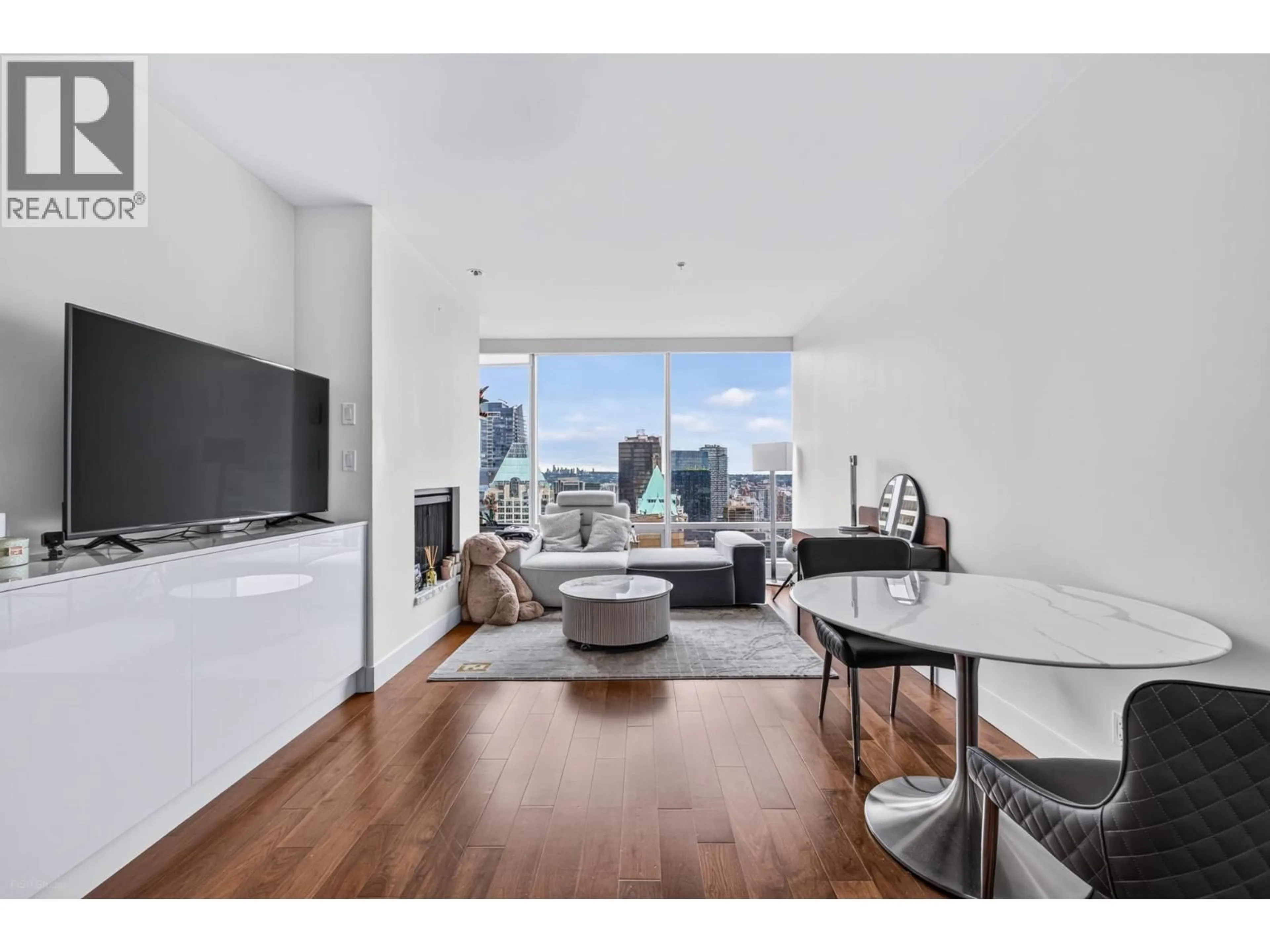 Living room with furniture, unknown for 3406 - 1111 ALBERNI STREET, Vancouver British Columbia V6E4V2