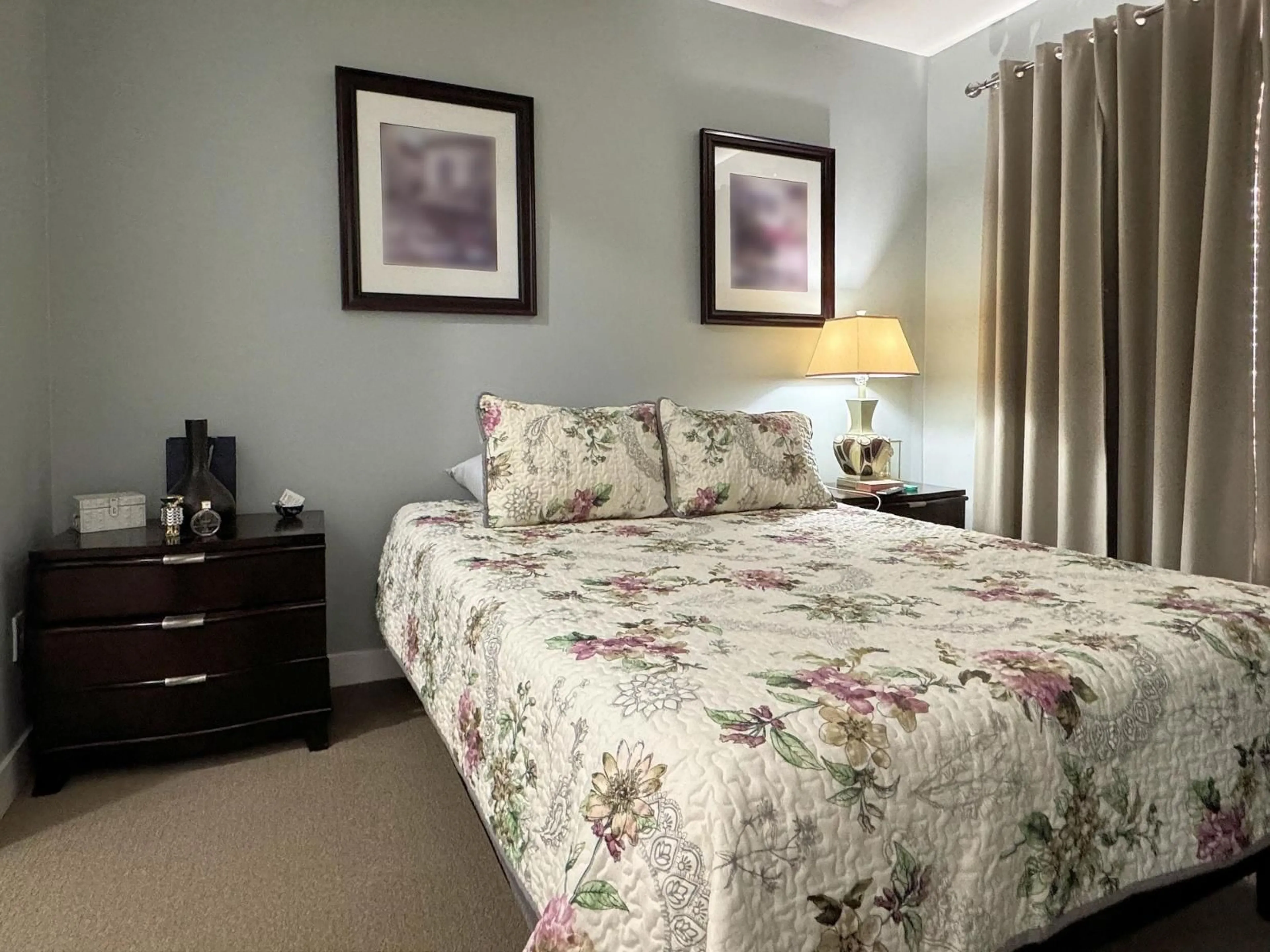 Bedroom with bed, carpet floor for 414 20460 DOUGLAS CRESCENT, Langley British Columbia V3A0C6