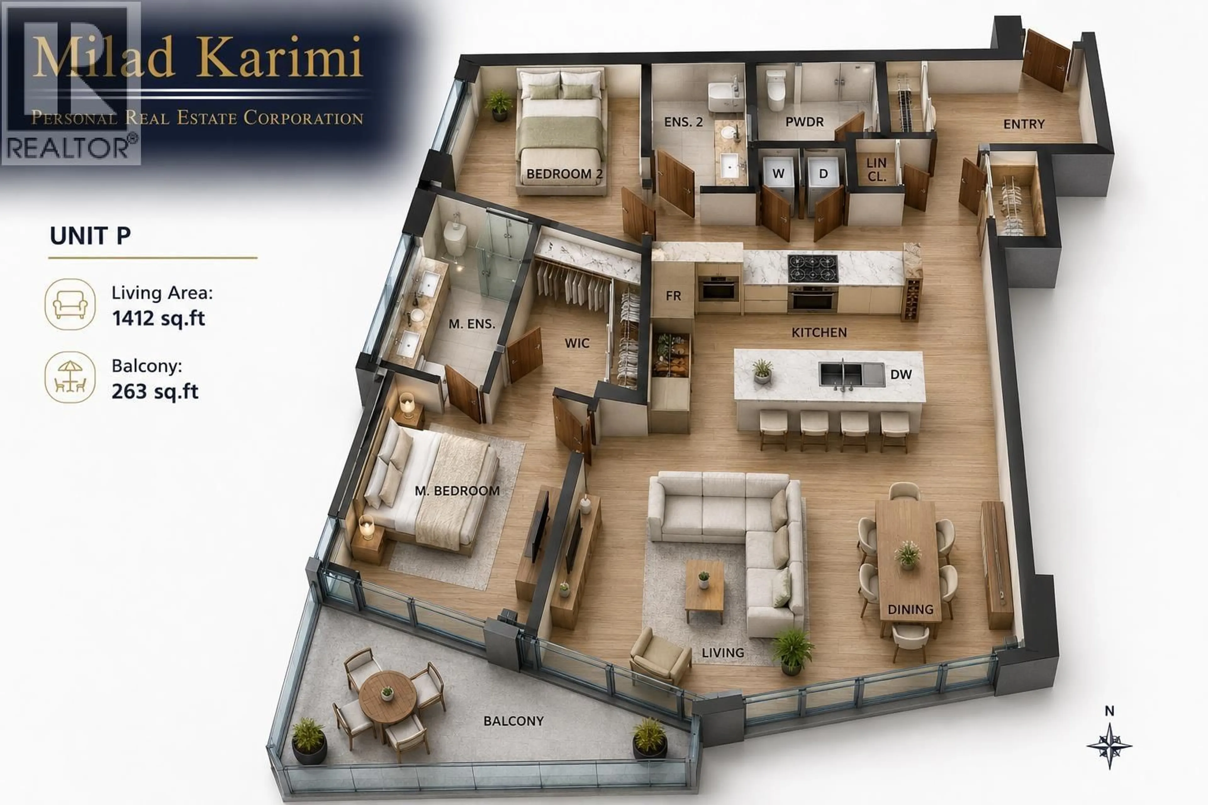 Floor plan for 403 - 3963 UPLANDS WAY, West Vancouver British Columbia V7S0B7