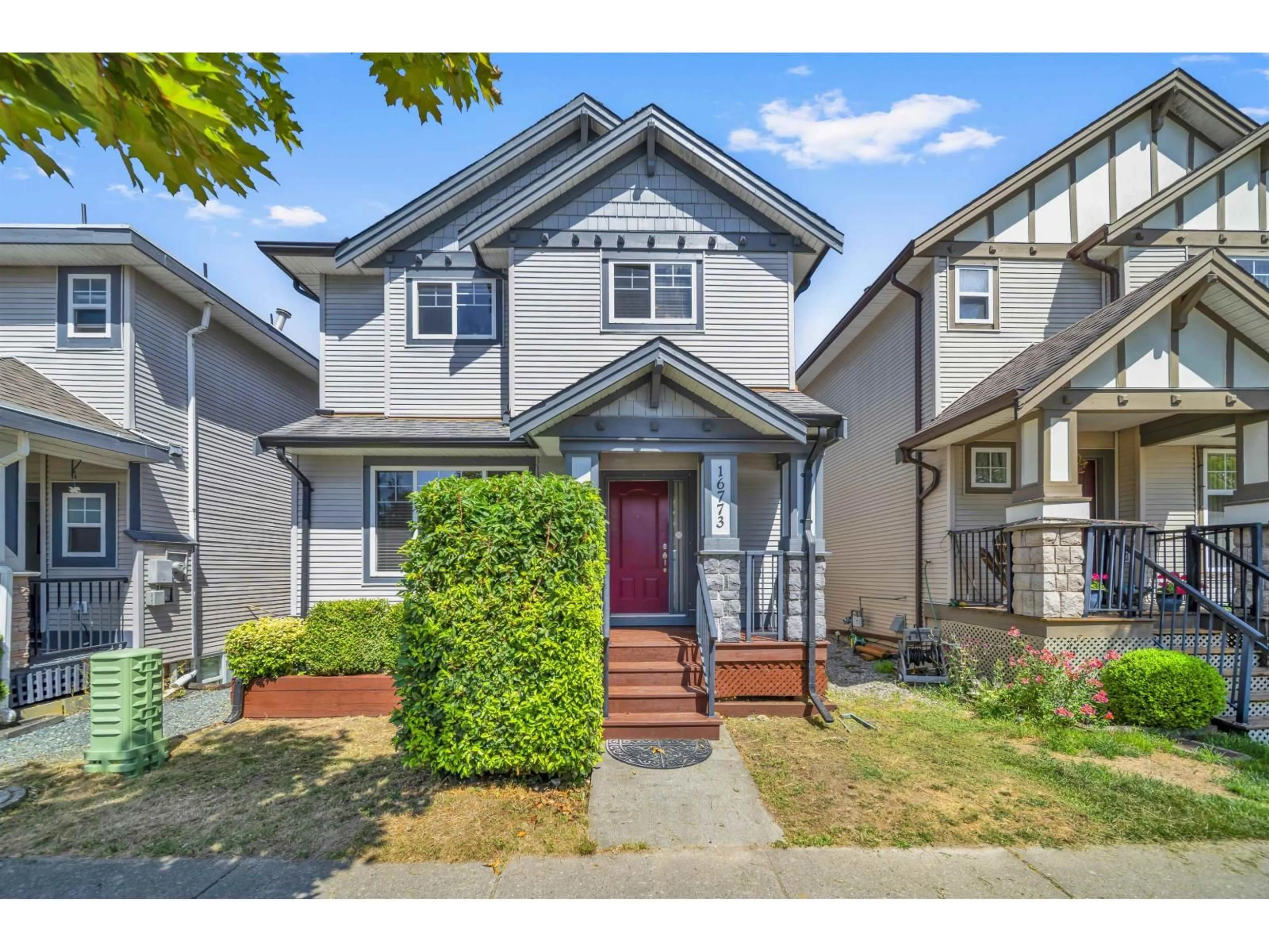 Home with vinyl exterior material, street for 16773 63 AVENUE, Surrey British Columbia V3S1X3