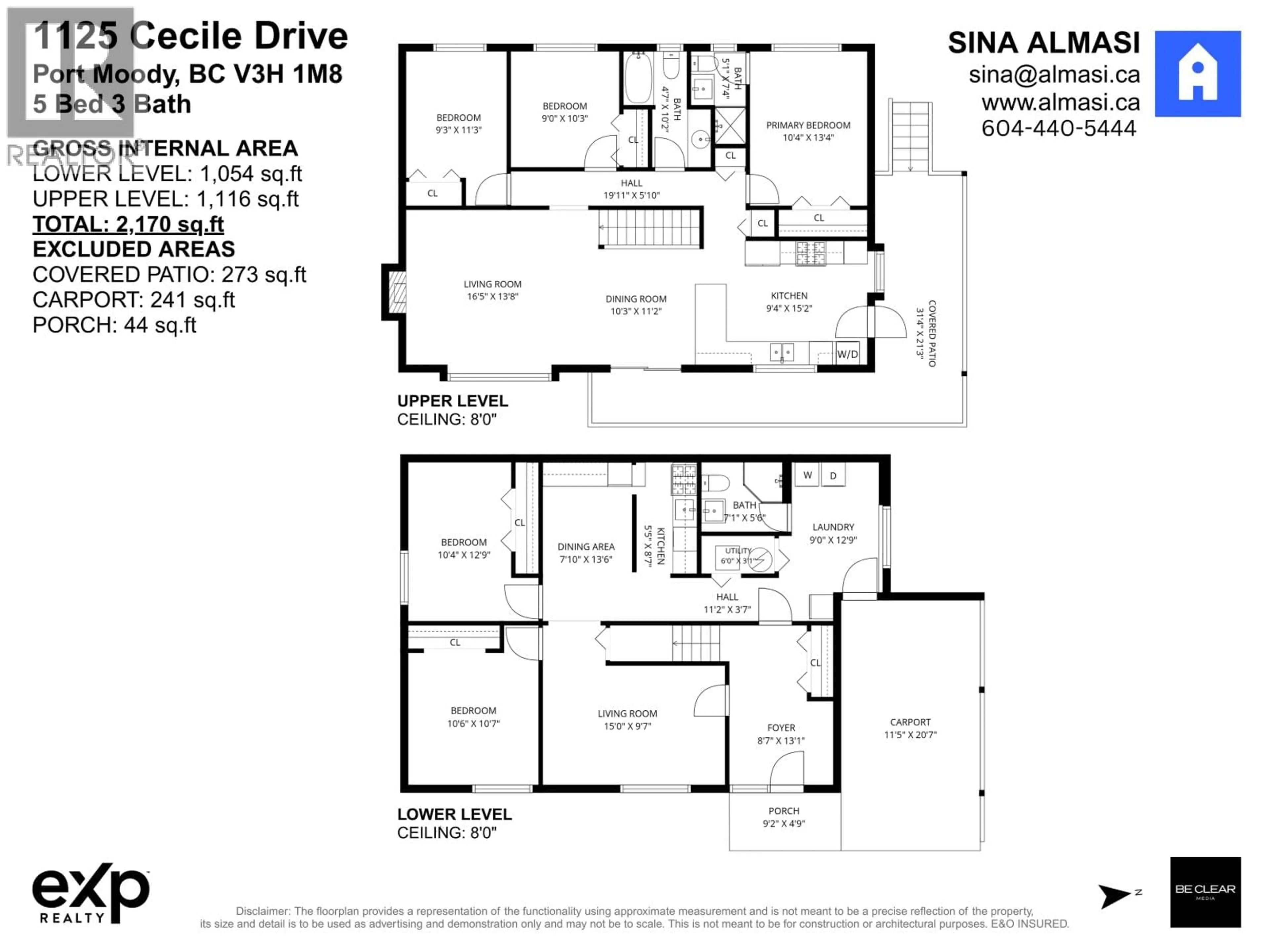 Floor plan for 1125 CECILE DRIVE, Port Moody British Columbia V3H1M8