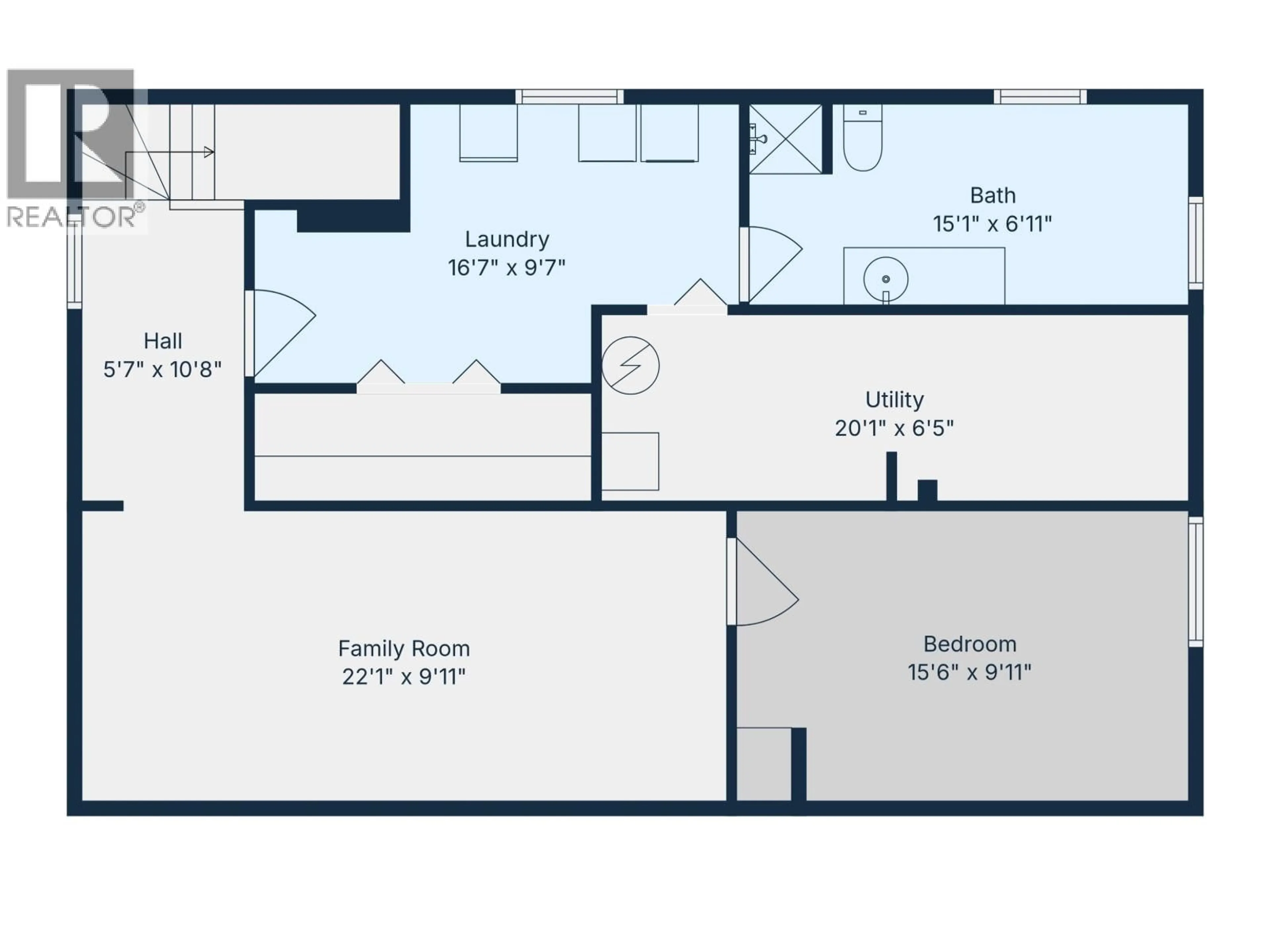 Floor plan for 9616 PEACE RIVER ROAD, Fort St. John British Columbia V1J2S5