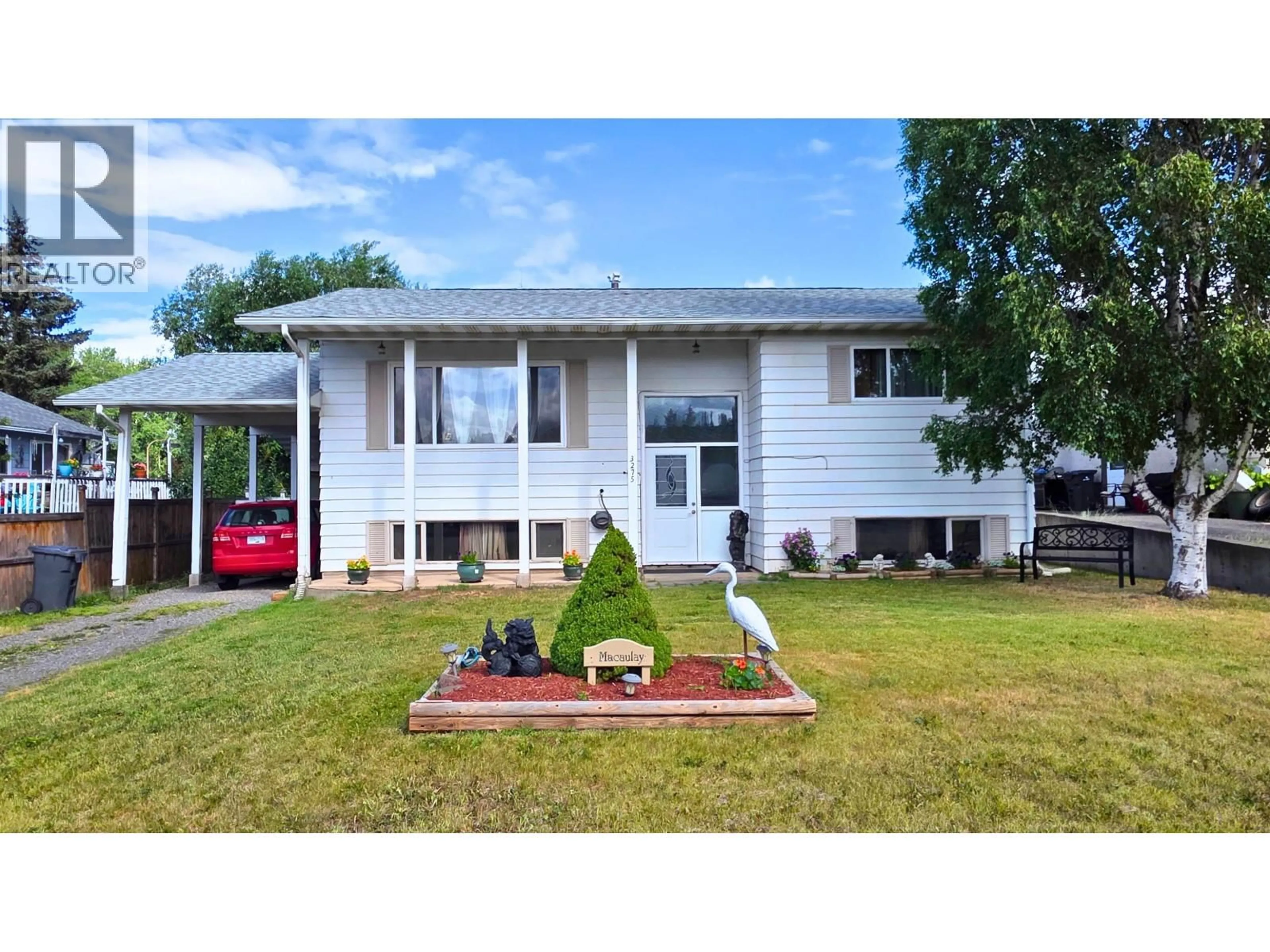 Home with vinyl exterior material, street for 3275 GILLESPIE ROAD, Houston British Columbia V0J1Z0