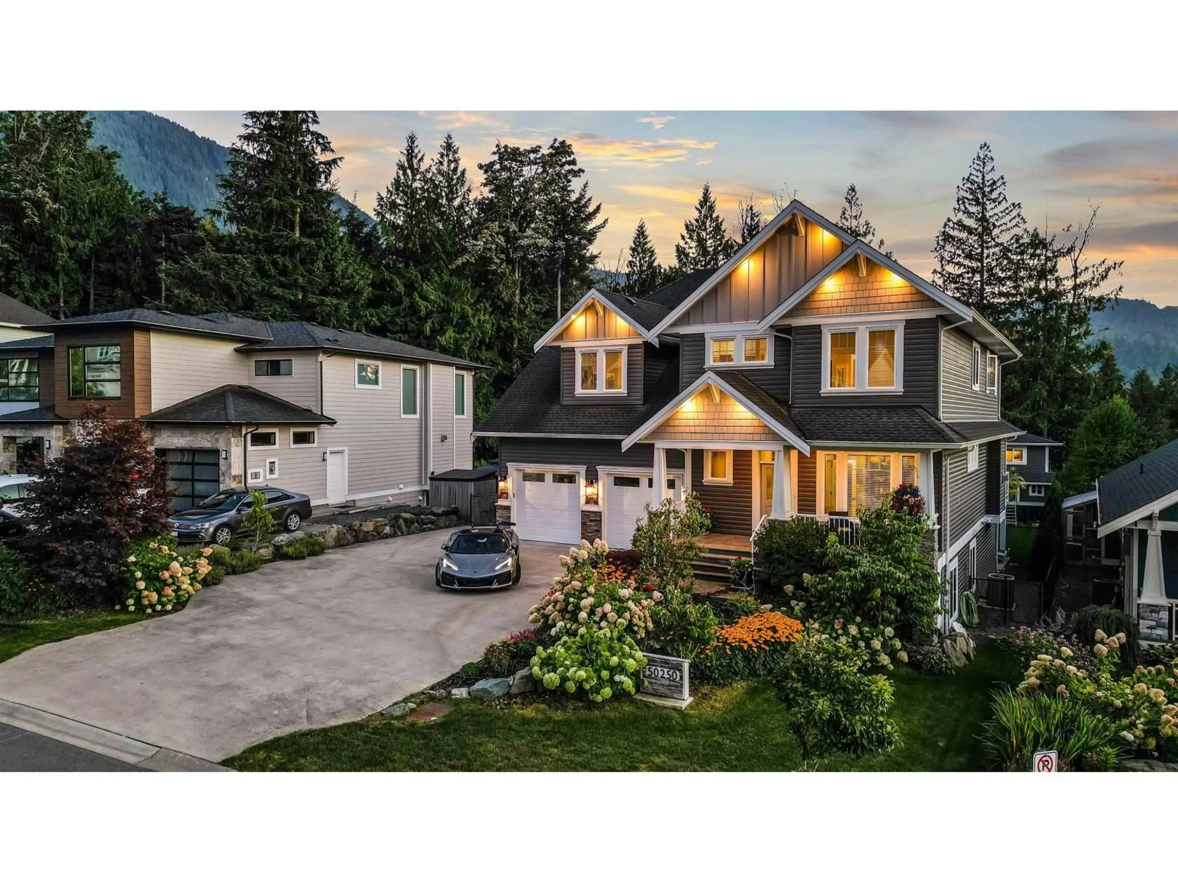 A pic from outside/outdoor area/front of a property/back of a property/a pic from drone, mountain view for 50250 SIENNA AVENUE, Chilliwack British Columbia V4Z0C4