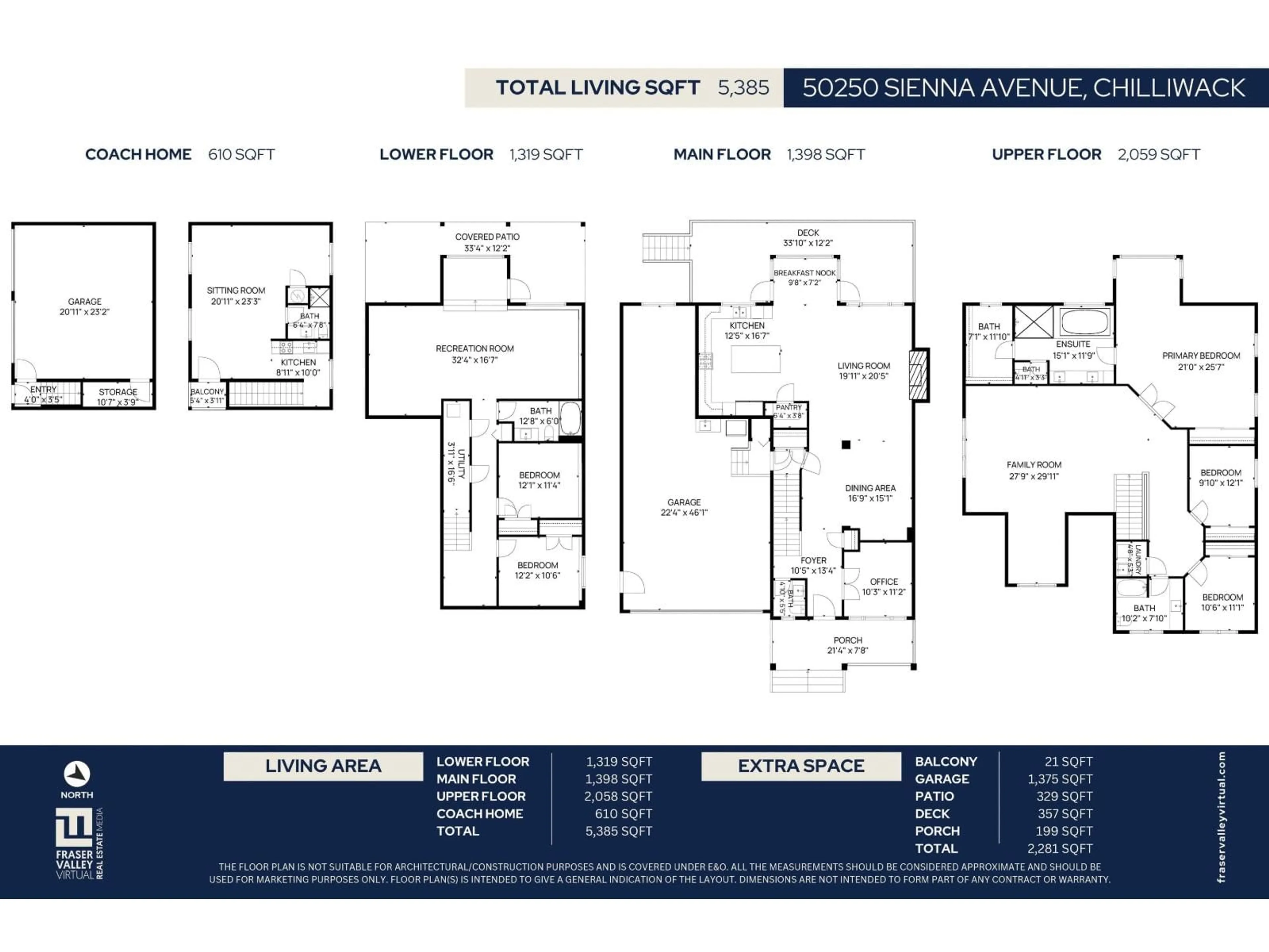 Floor plan for 50250 SIENNA AVENUE, Chilliwack British Columbia V4Z0C4