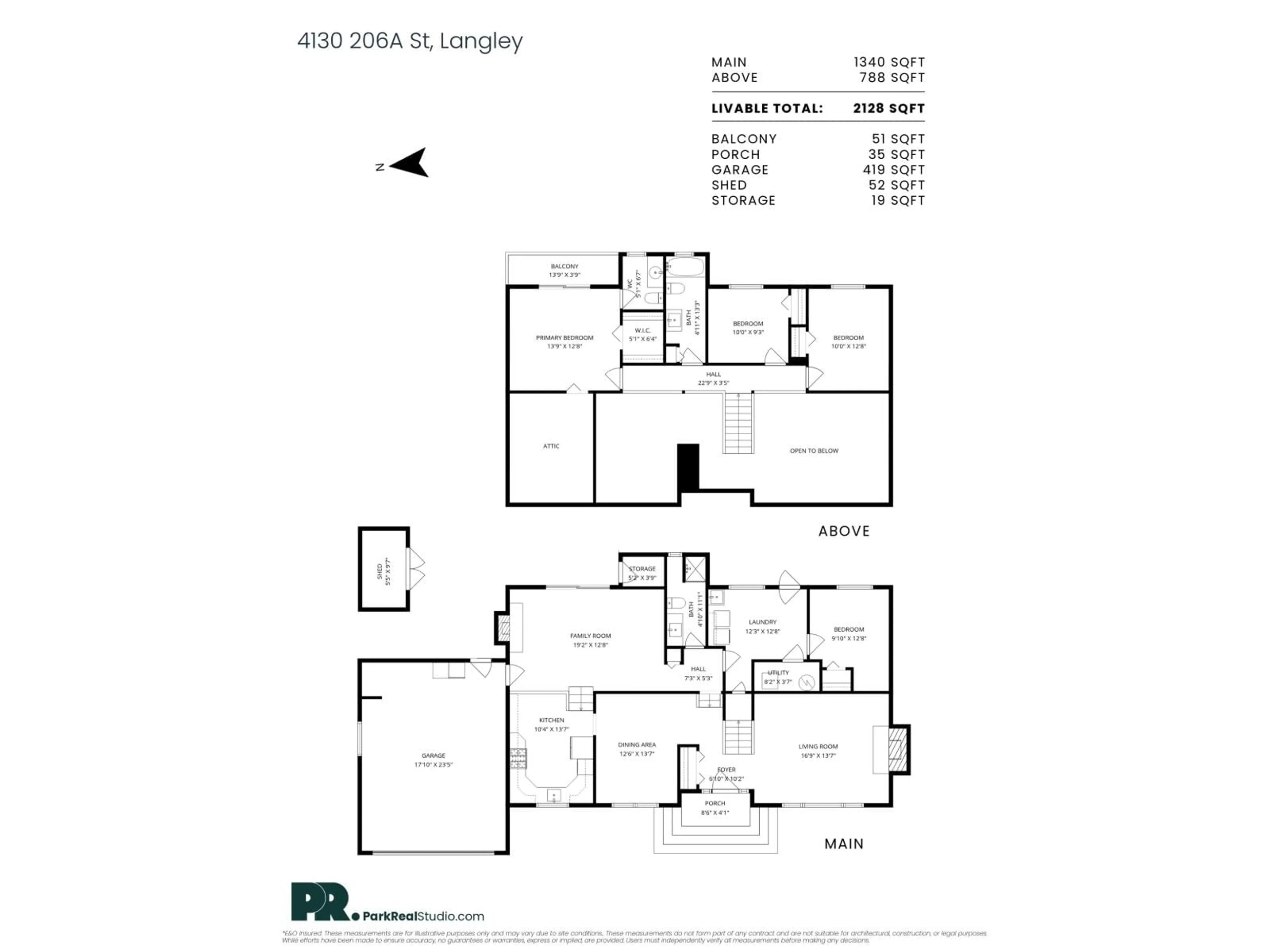 Floor plan for 4130 206A STREET, Langley British Columbia V3A2C7