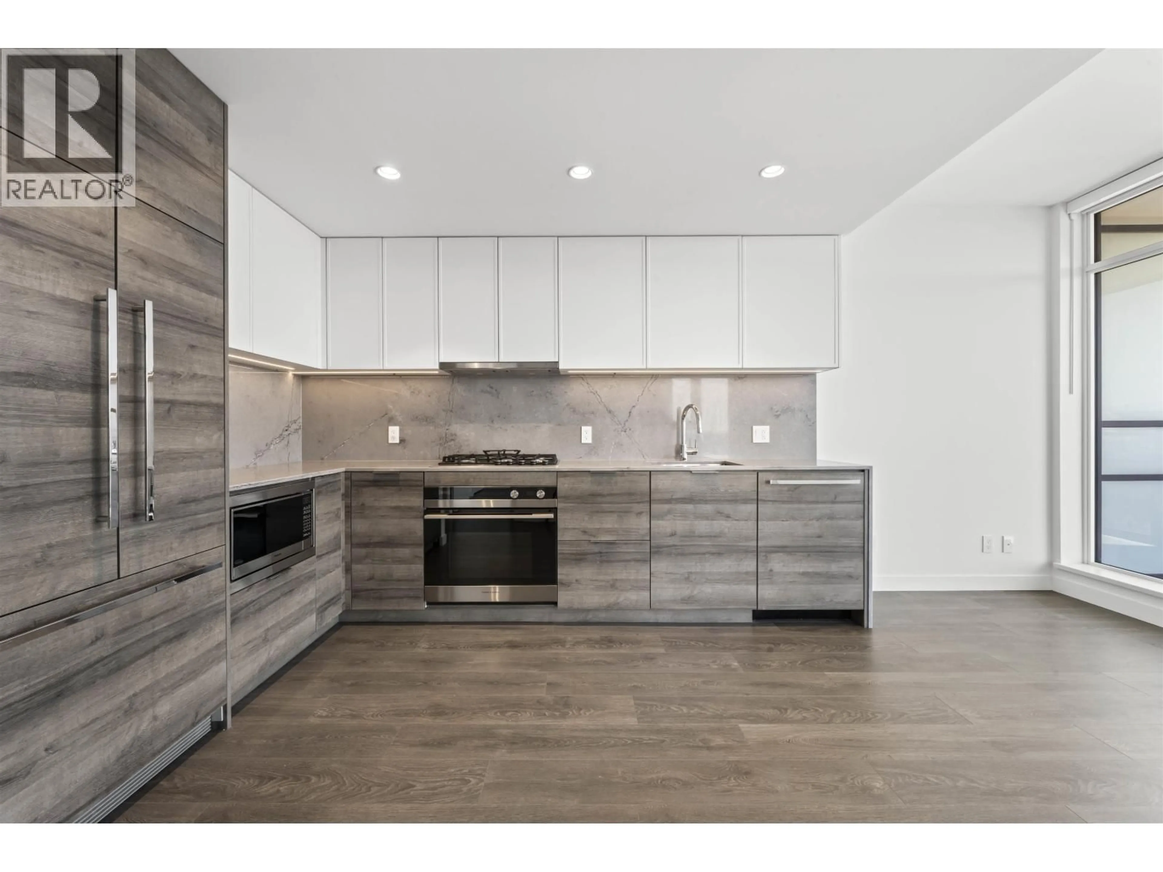 Open concept kitchen, wood/laminate floor for 1203 - 1045 AUSTIN AVENUE, Coquitlam British Columbia V3K3H5