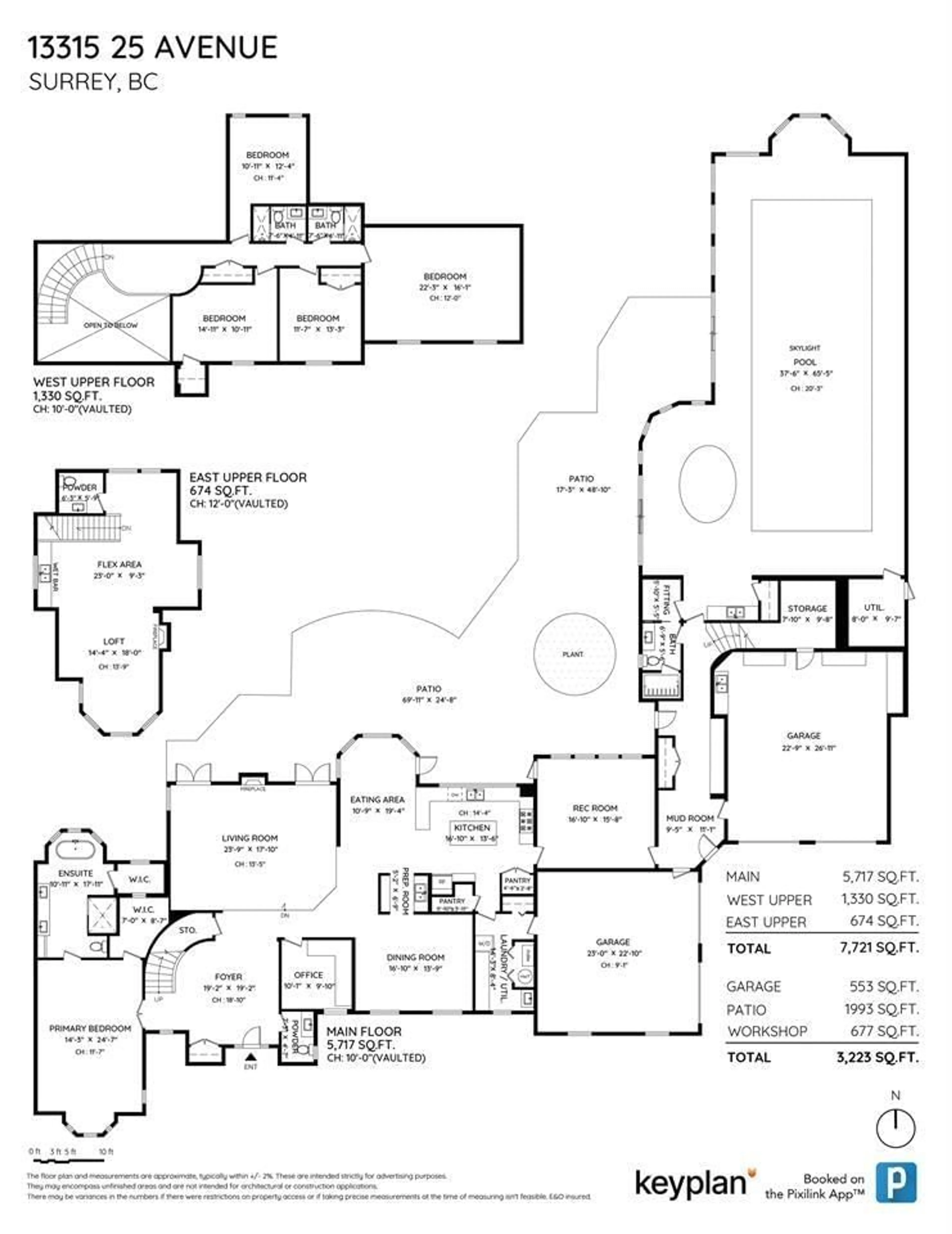 Floor plan for 13315 25 AVENUE, Surrey British Columbia V4P1Y6