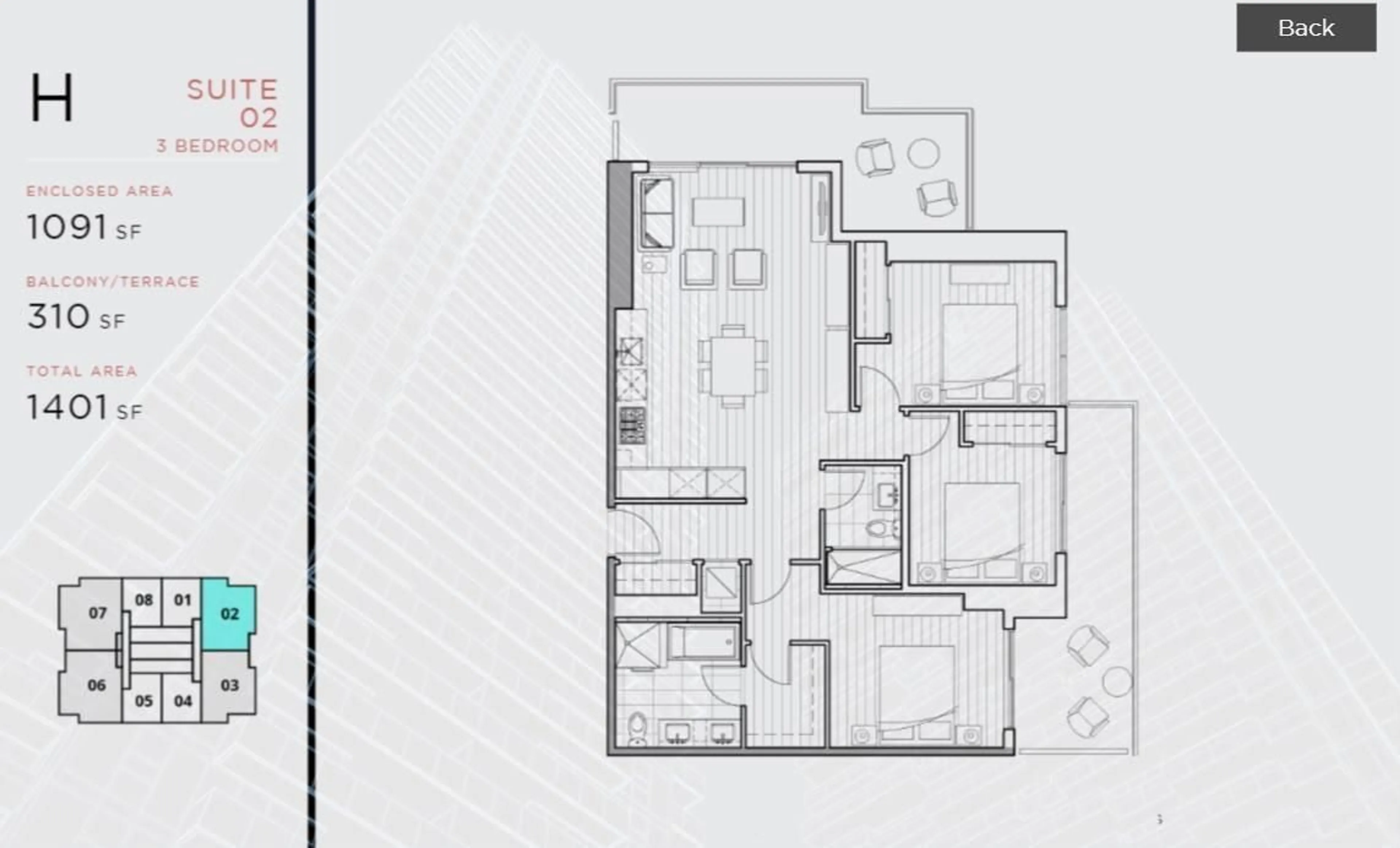 Floor plan for 3102 - 13778 100 AVENUE, Surrey British Columbia V3T0V3