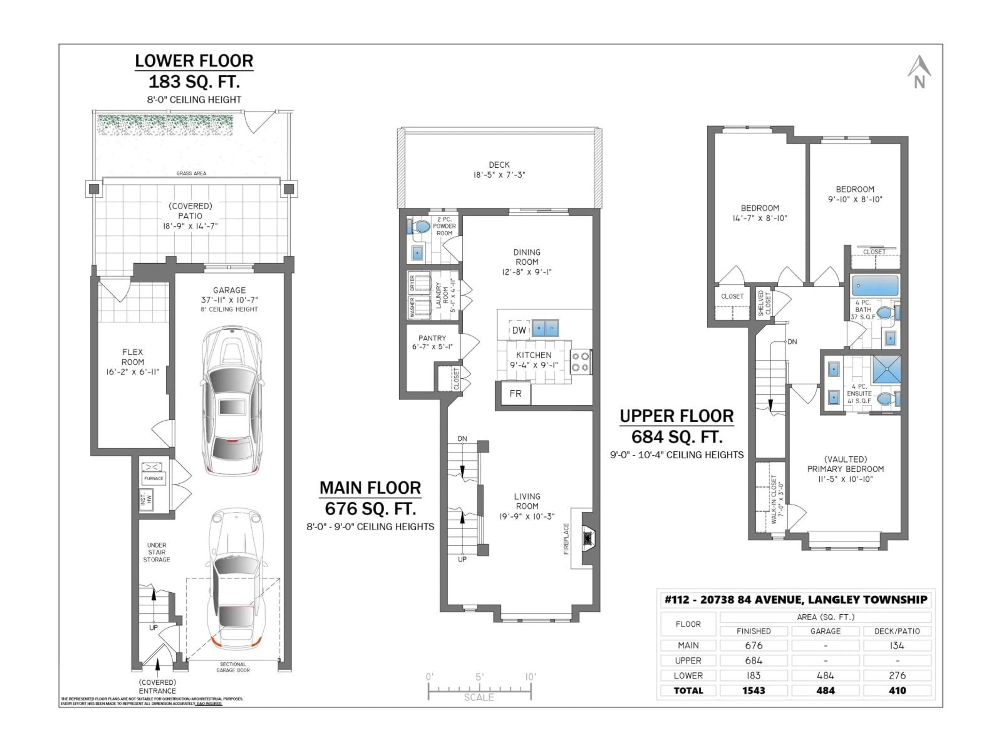 Floor plan for 112 - 20738 84 AVENUE, Langley British Columbia V2Y0J6