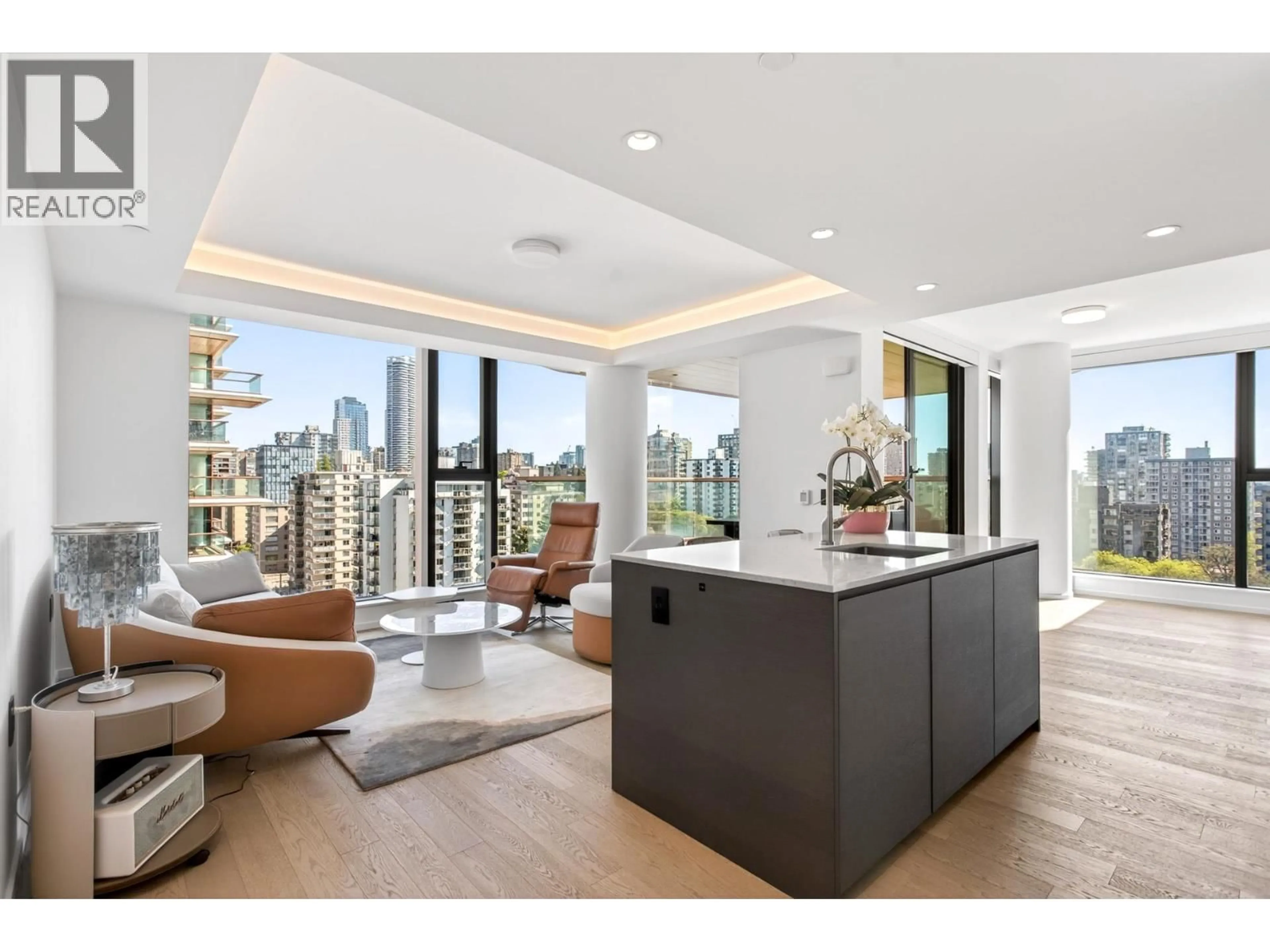 Open concept kitchen, unknown for 1606 - 1482 ROBSON STREET, Vancouver British Columbia V6G1B9