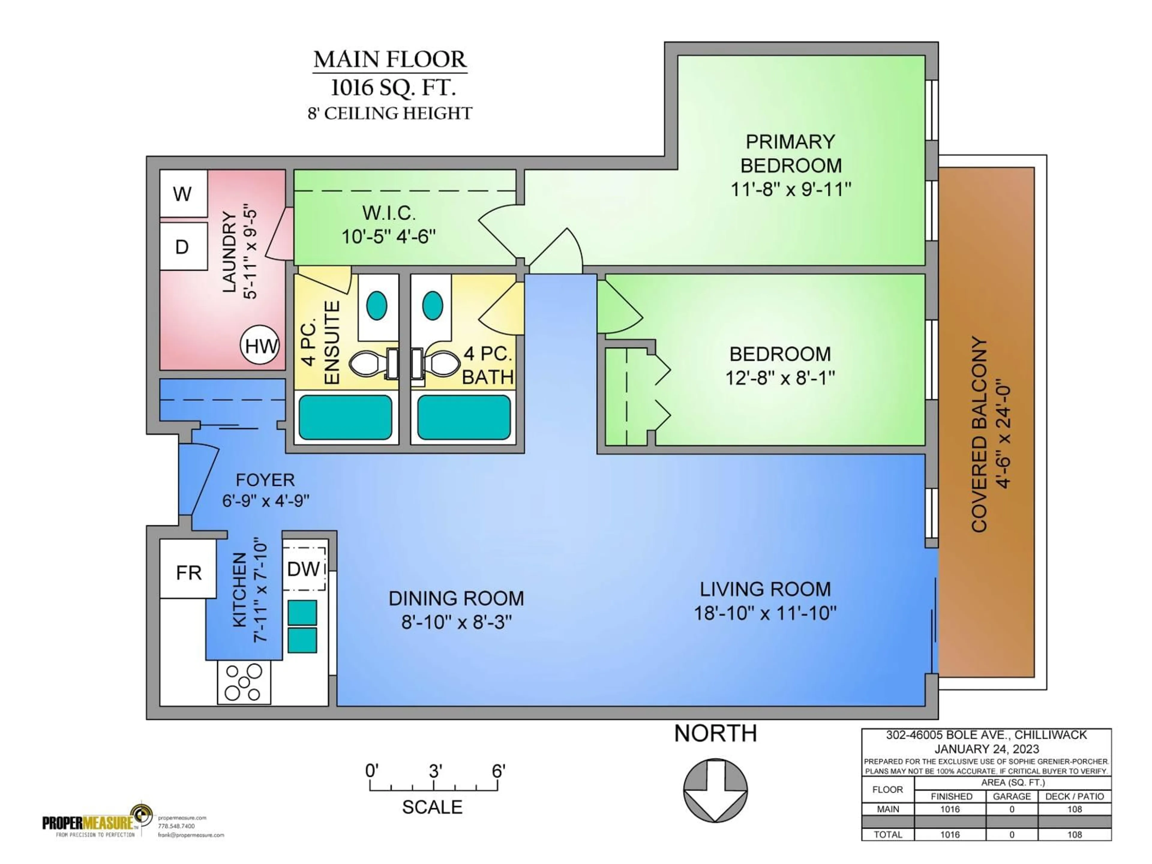 Floor plan for 302 - 46005 BOLE AVENUE, Chilliwack British Columbia V2P7W7
