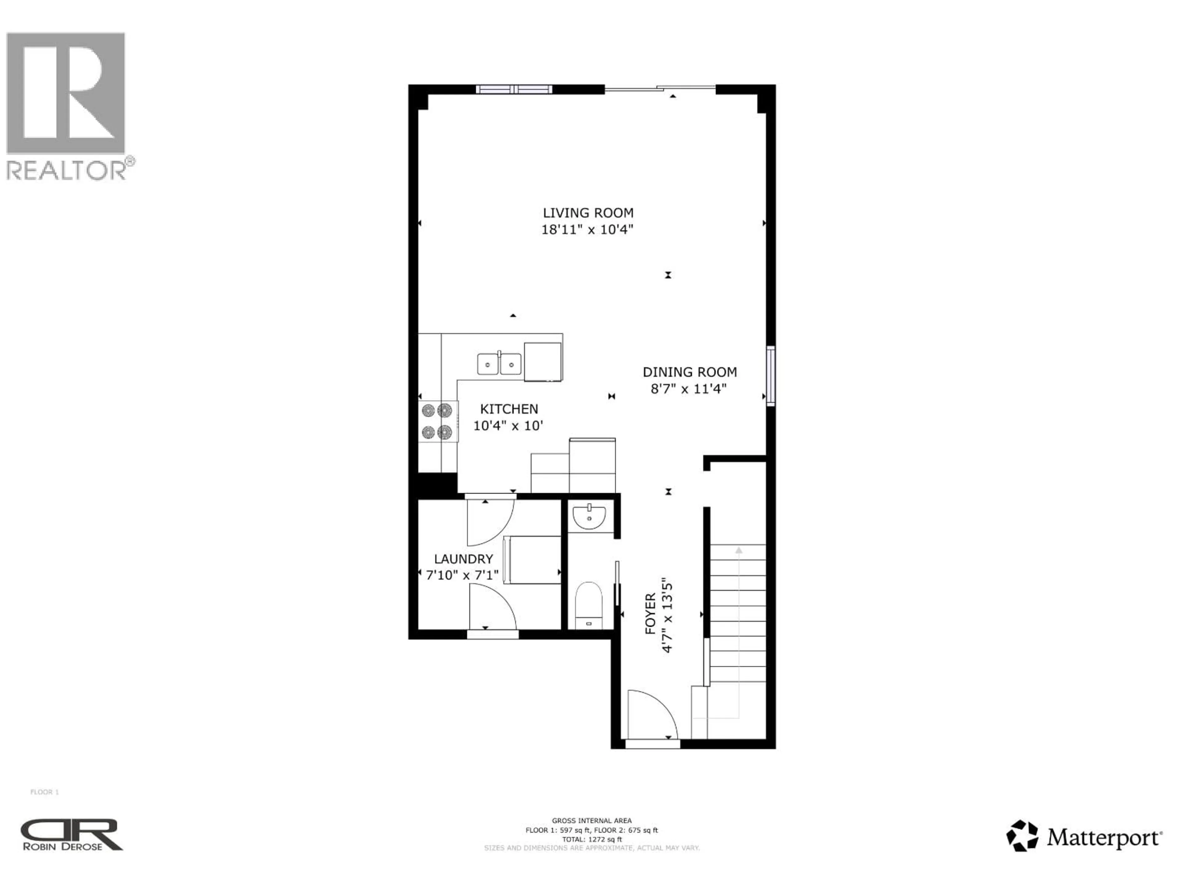 Floor plan for 9703 93 STREET, Fort St. John British Columbia V1J5R9