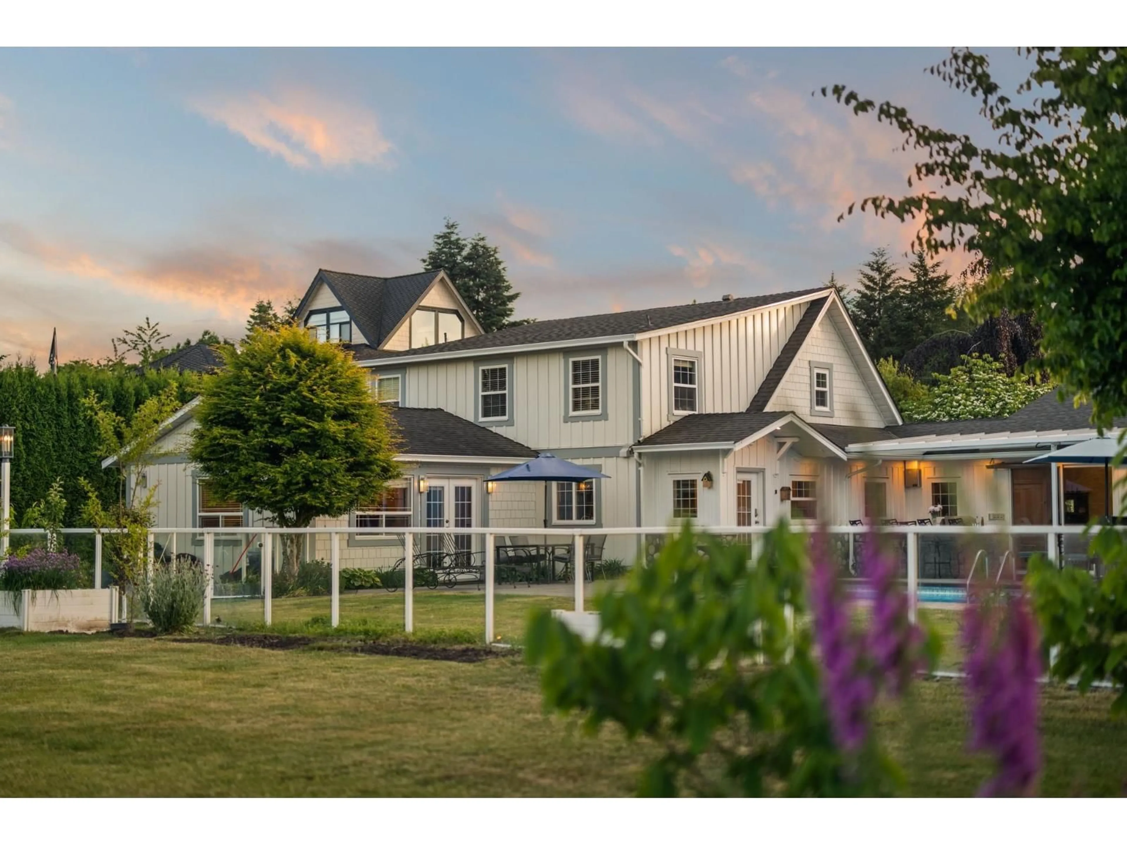 A pic from outside/outdoor area/front of a property/back of a property/a pic from drone, mountain view for 5982 243 STREET, Langley British Columbia V2Z2G5