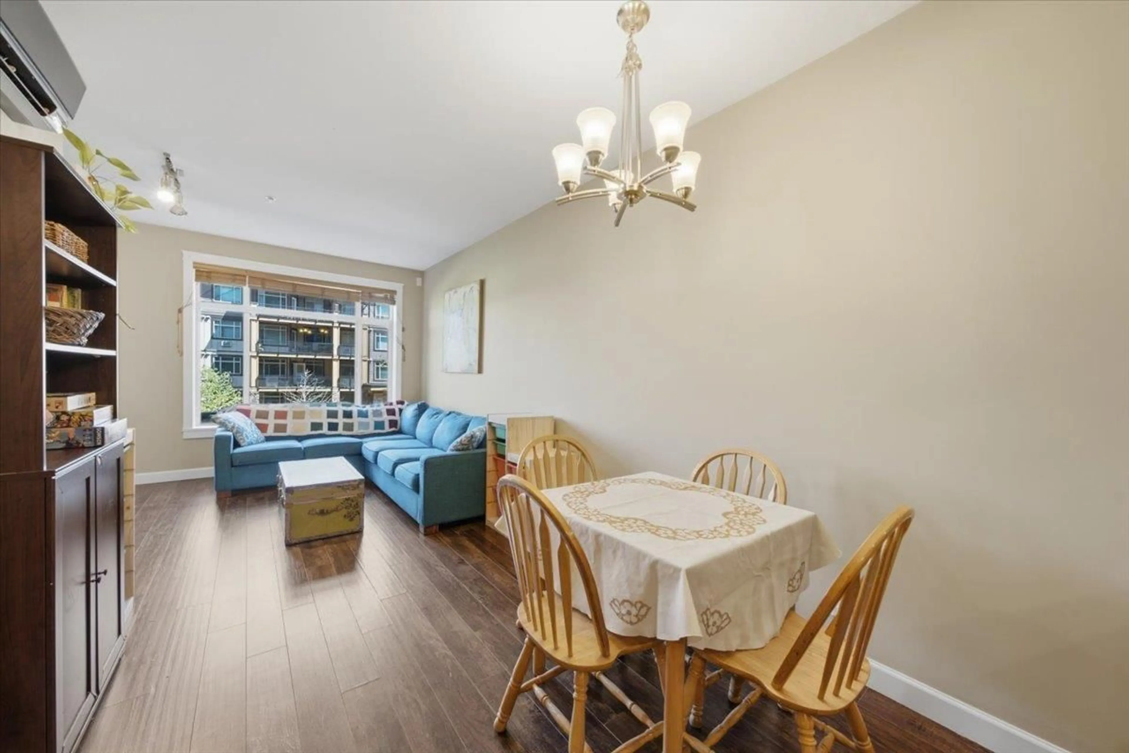 Dining room, wood/laminate floor for 317 - 8067 207 STREET, Langley British Columbia V2Y0N9
