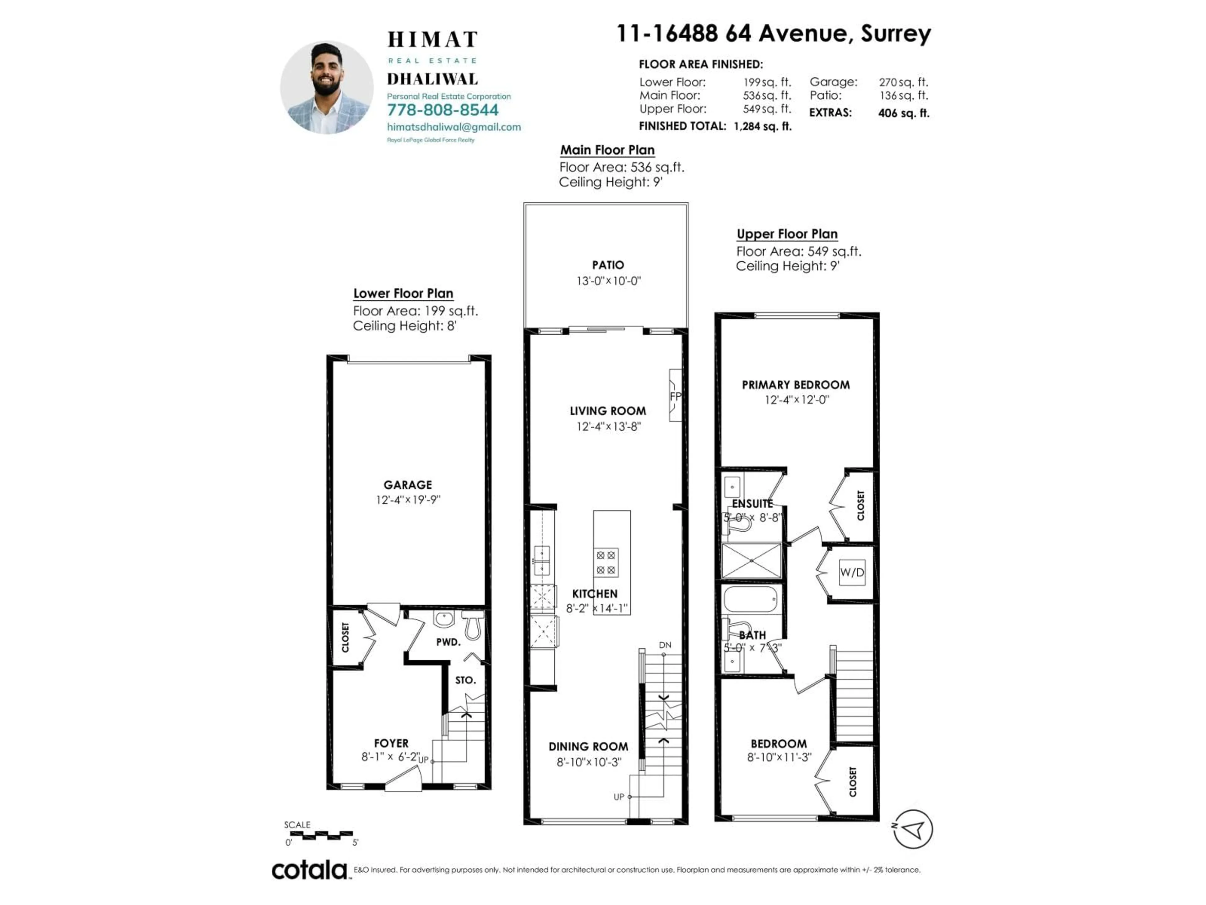 Floor plan for 11 - 16488 64 AVENUE, Surrey British Columbia V3S6X6