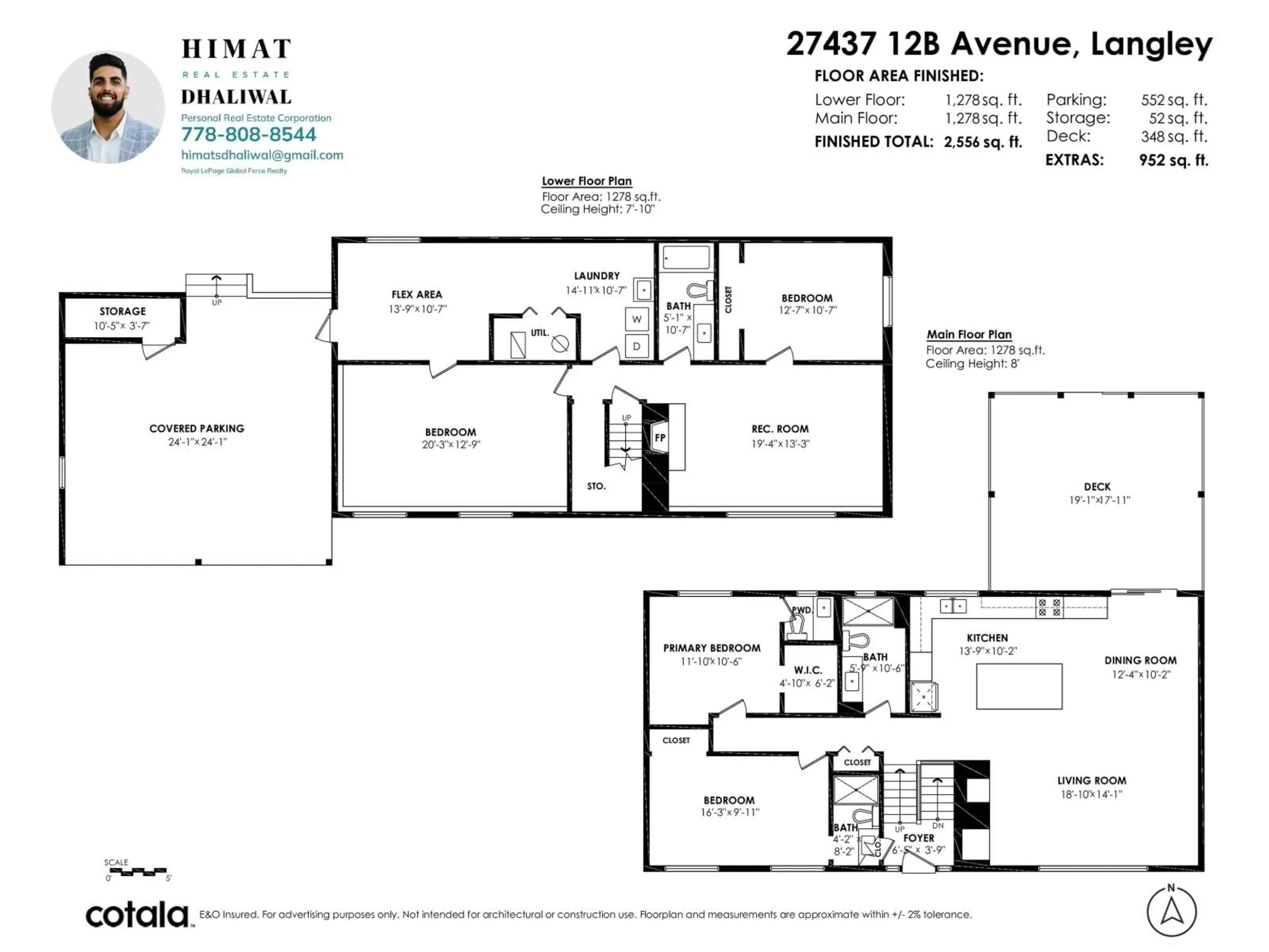 Floor plan for 27437 12B AVENUE, Langley British Columbia V4W2P7