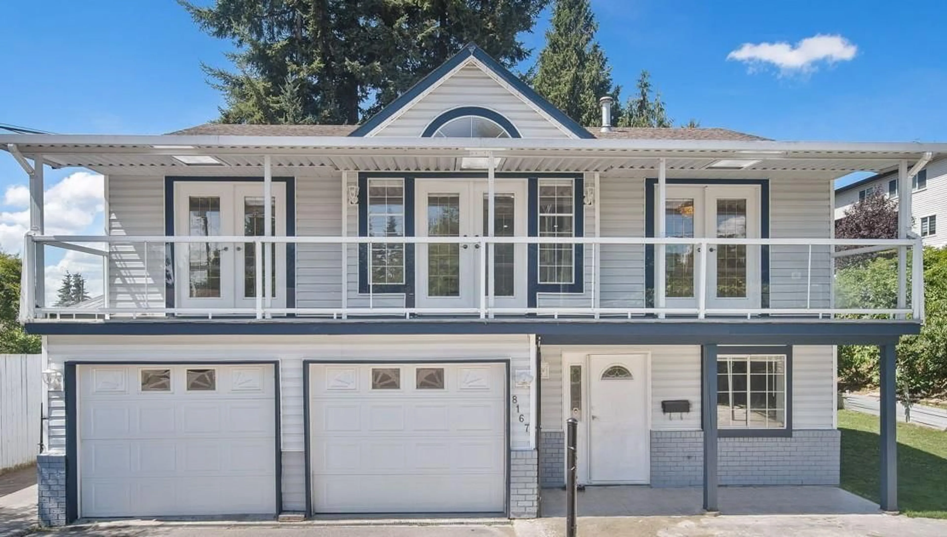 Home with vinyl exterior material, street for 8167 CEDAR STREET, Mission British Columbia V2V3N4