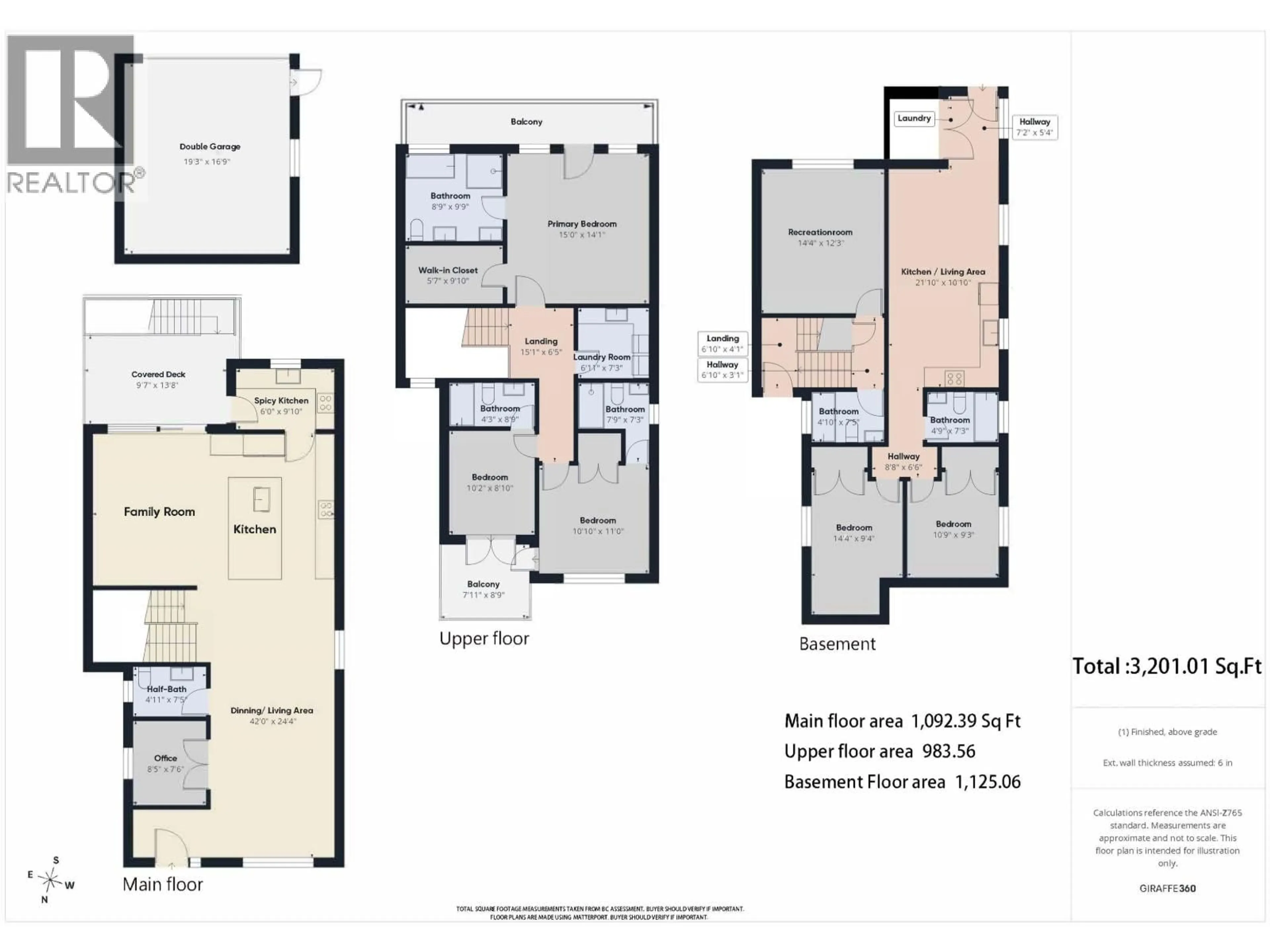 Floor plan for 1 - 6512 GRANT STREET, Burnaby British Columbia V5B2K8