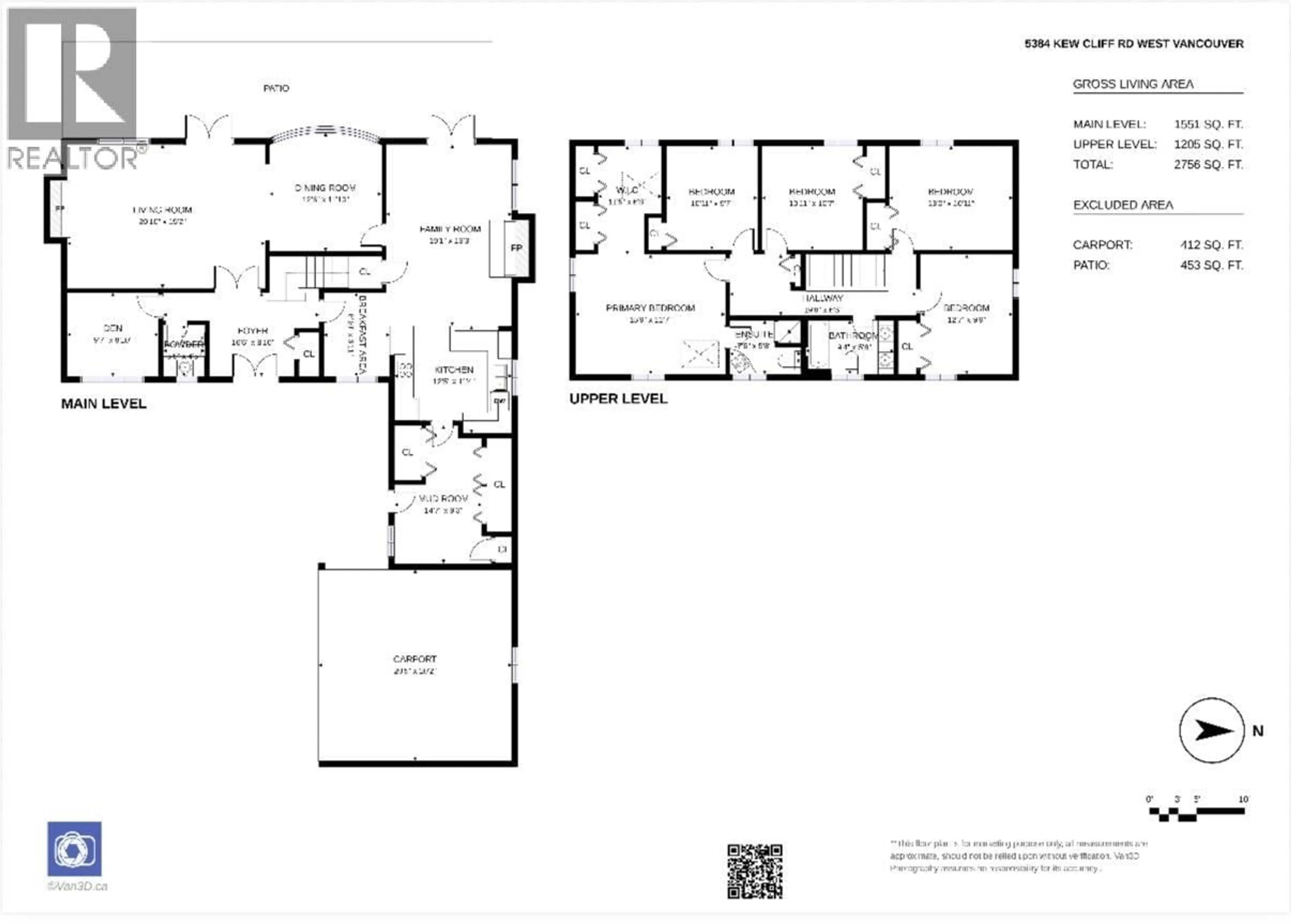 Floor plan for 5384 KEW CLIFF ROAD, West Vancouver British Columbia V7W1M2