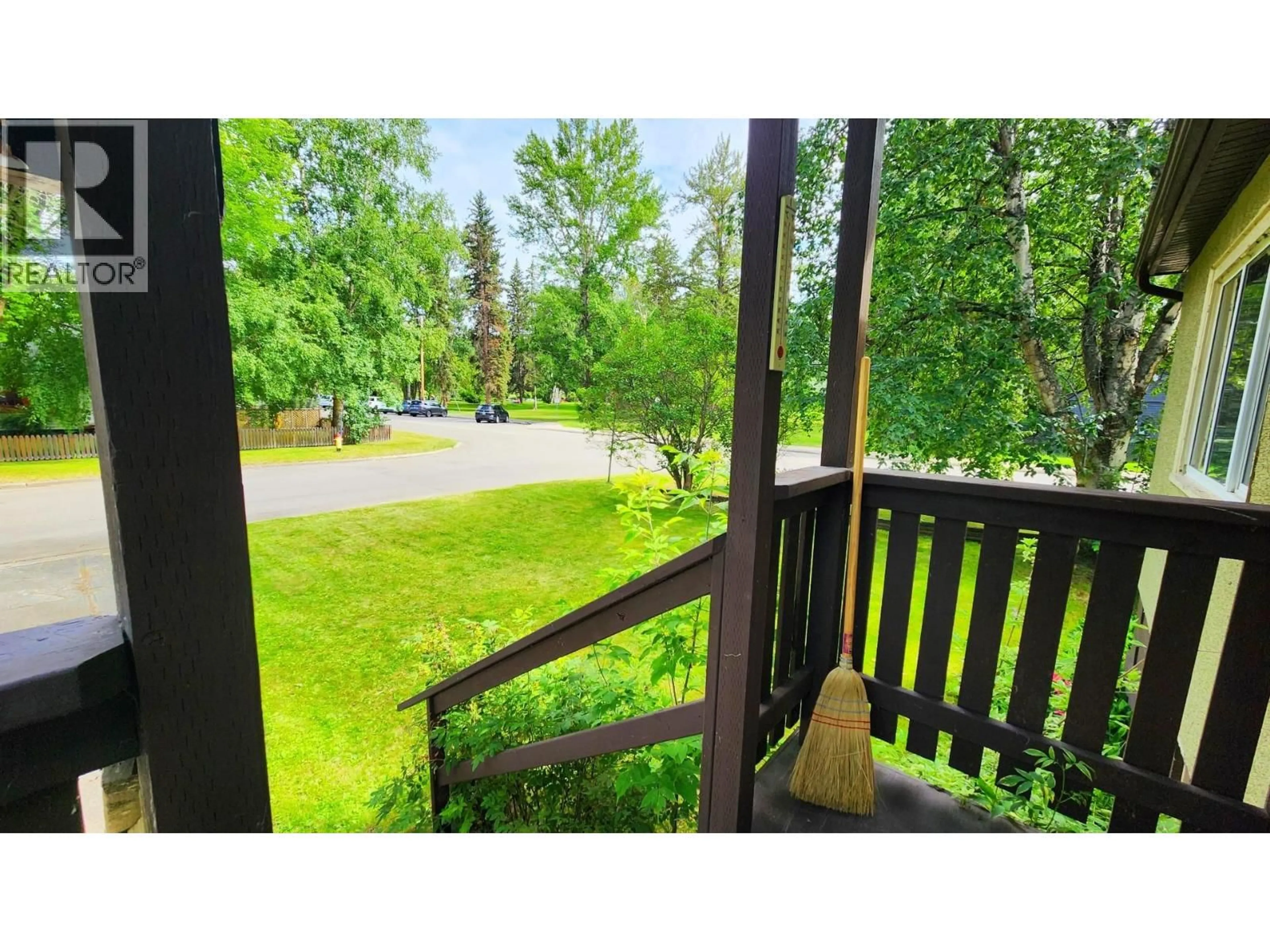 Patio, forest/trees view for 1685 ELM STREET, Prince George British Columbia V2L1C7