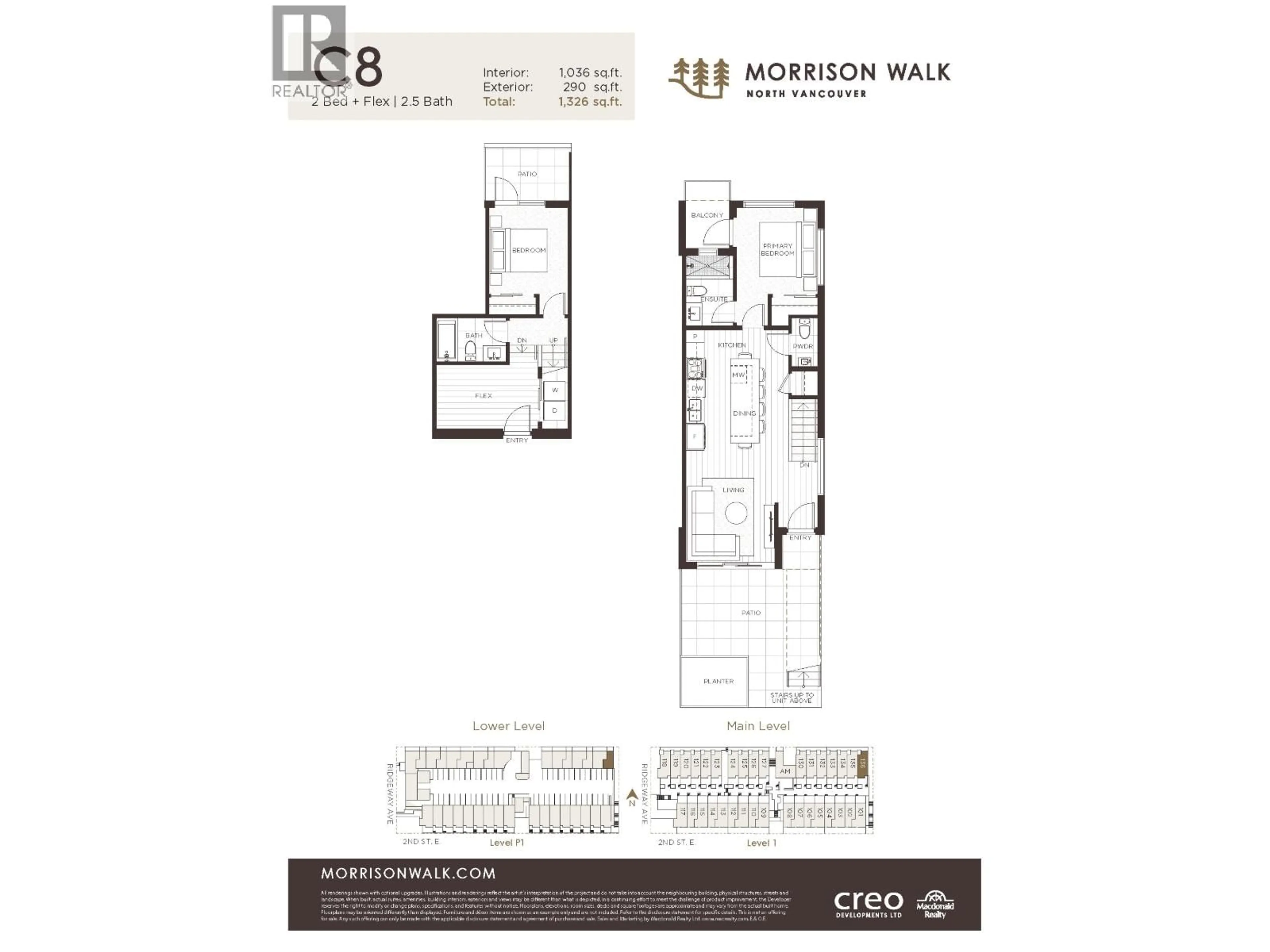 Floor plan for 136 - 602 2ND STREET, North Vancouver British Columbia V7L1E3