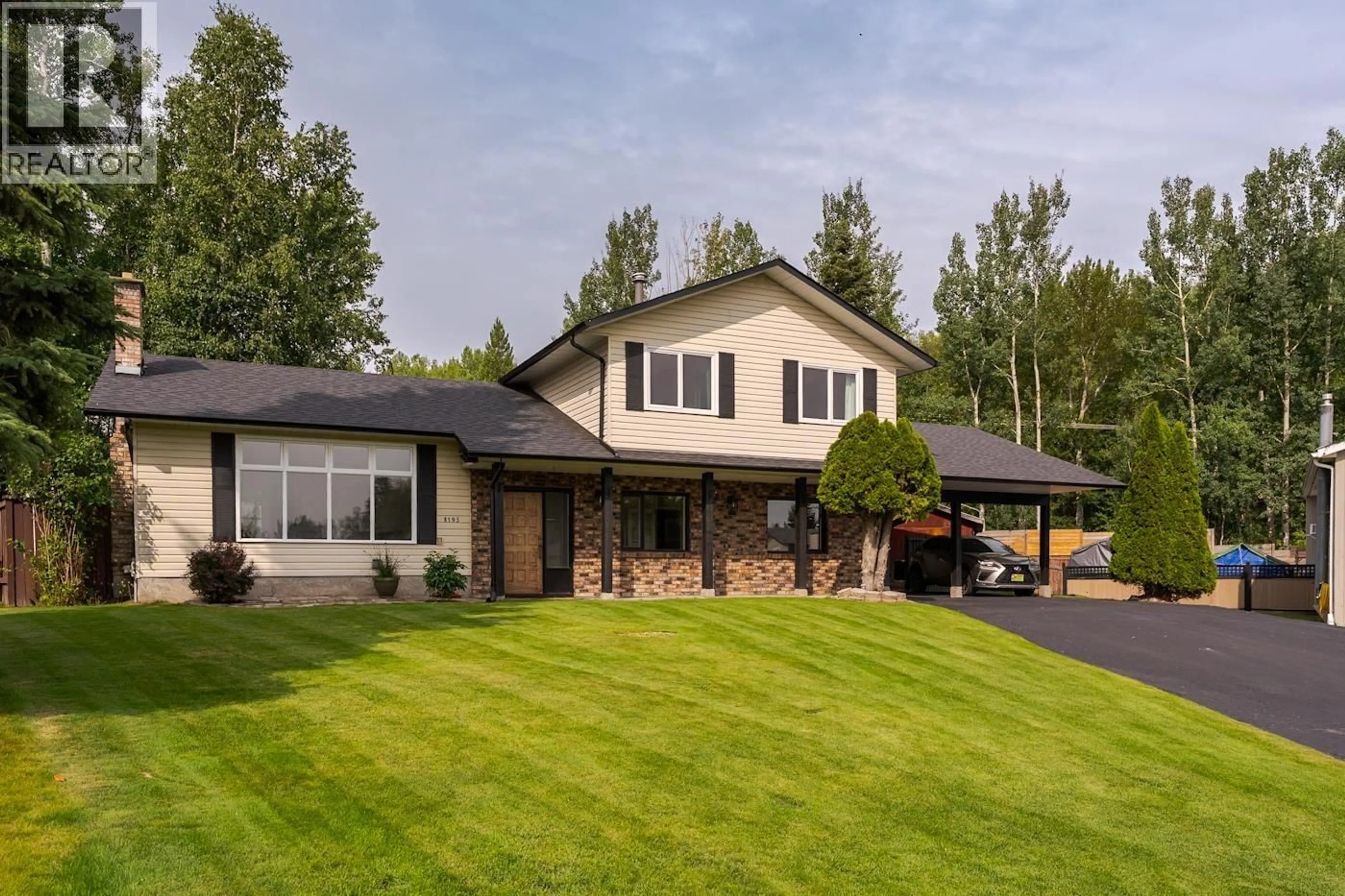 Home with vinyl exterior material, unknown for 8195 PRINCE EDWARD PLACE, Prince George British Columbia V2N3W8