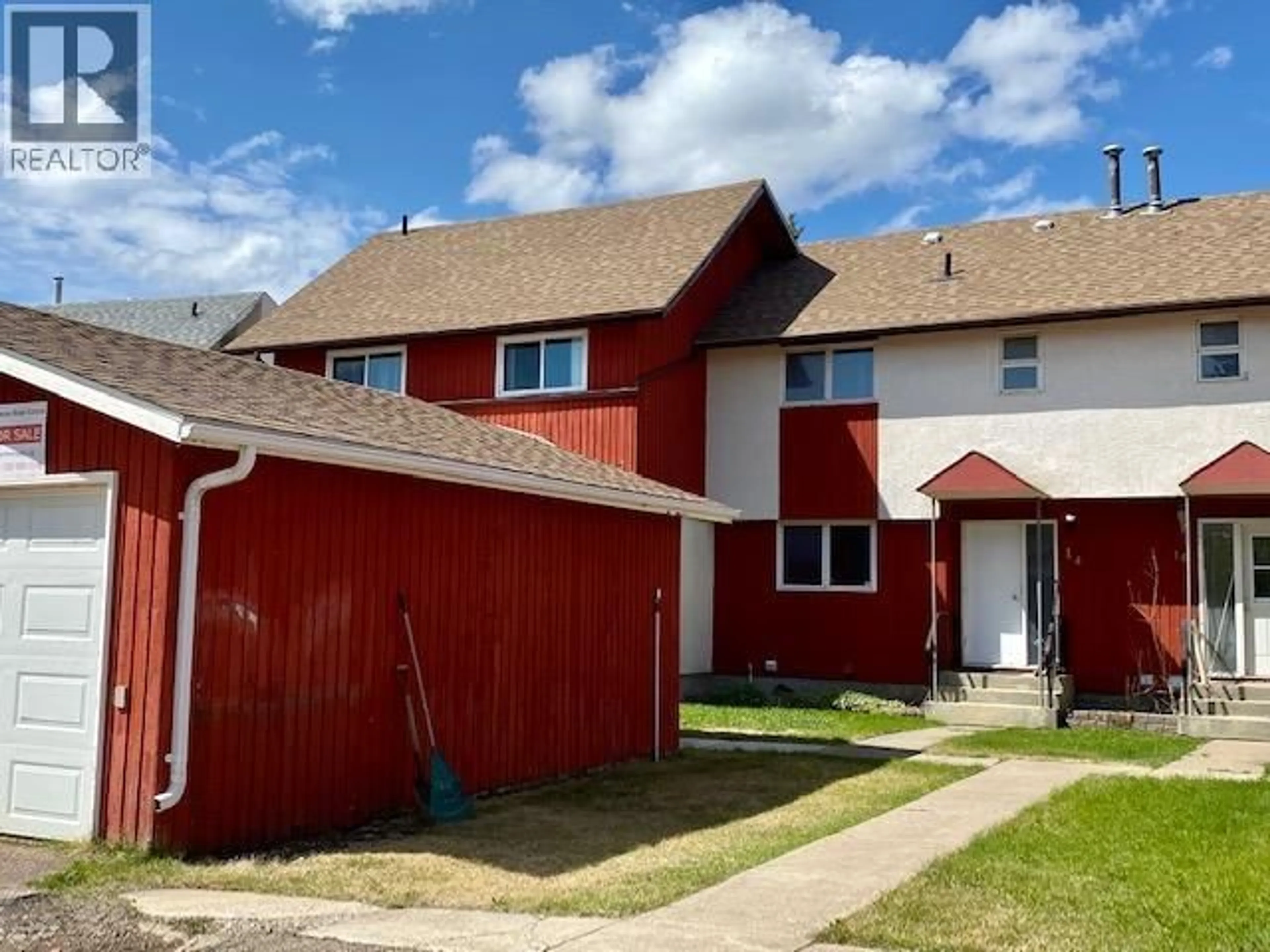 A pic from outside/outdoor area/front of a property/back of a property/a pic from drone, street for 14 - 5320 MOUNTAINVIEW DRIVE, Fort Nelson British Columbia V0C1R0
