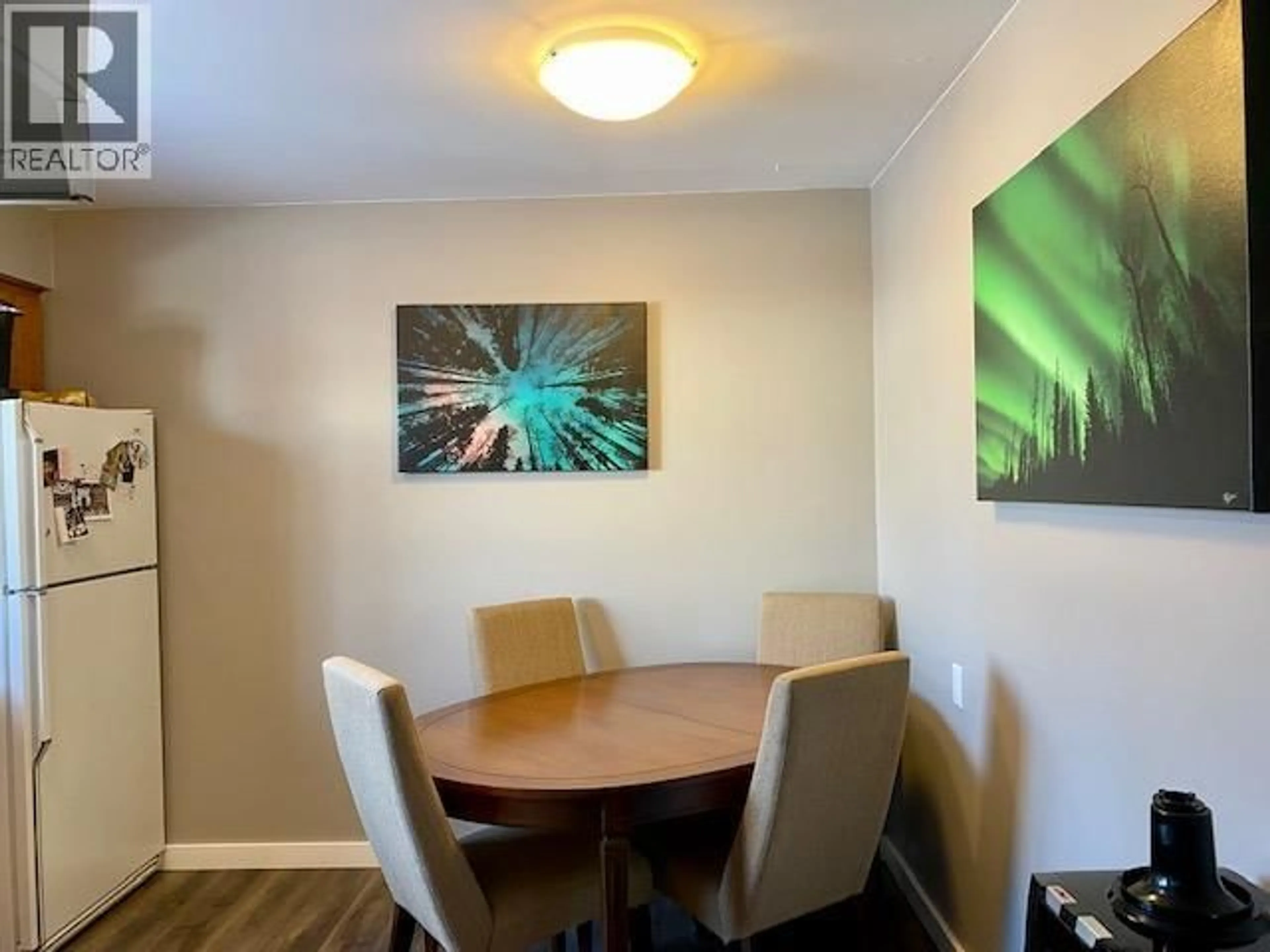 Dining room, wood/laminate floor for 14 - 5320 MOUNTAINVIEW DRIVE, Fort Nelson British Columbia V0C1R0