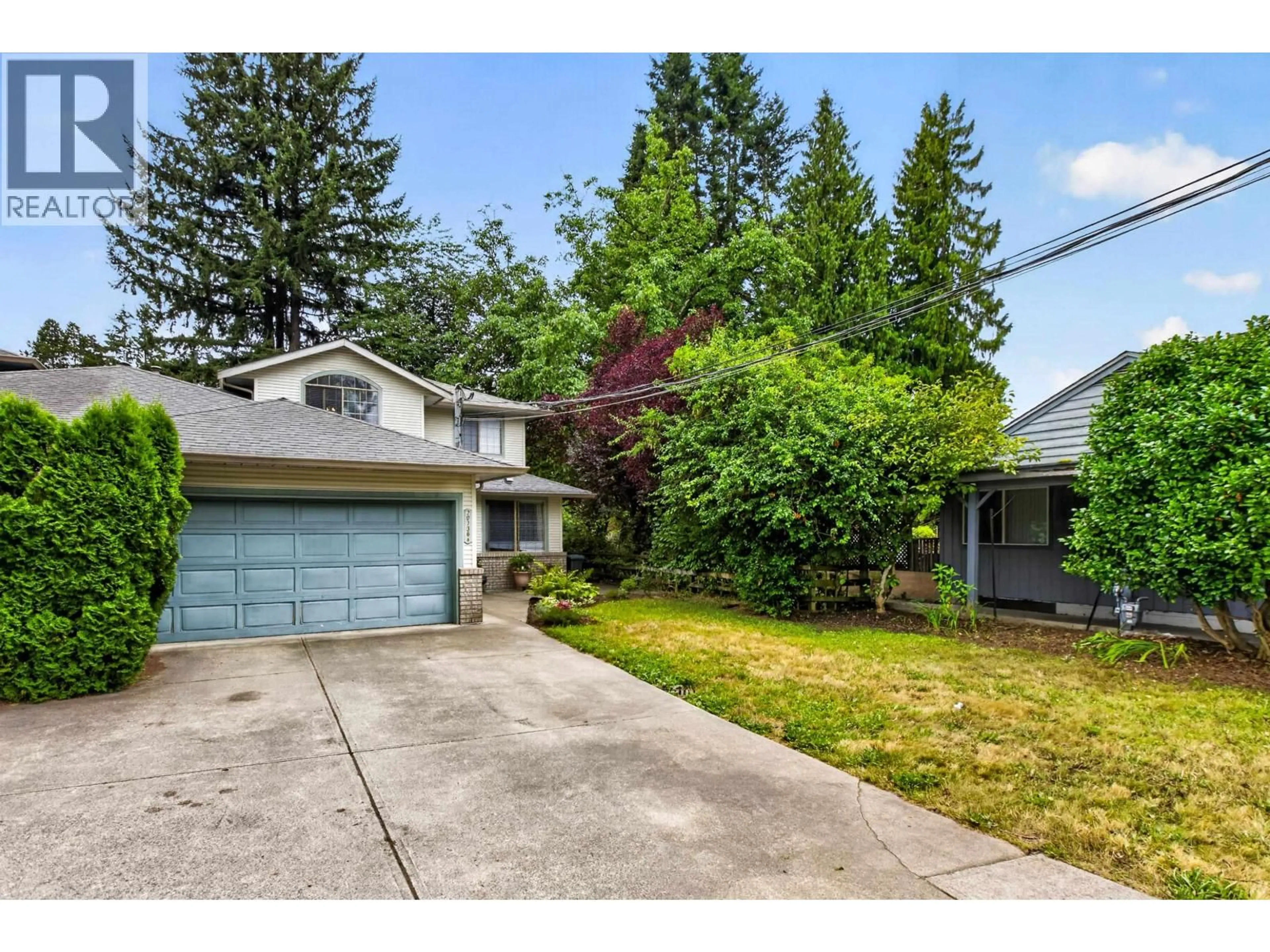 Home with vinyl exterior material, street for A - 20736 RIVER ROAD, Maple Ridge British Columbia V2X1Z7