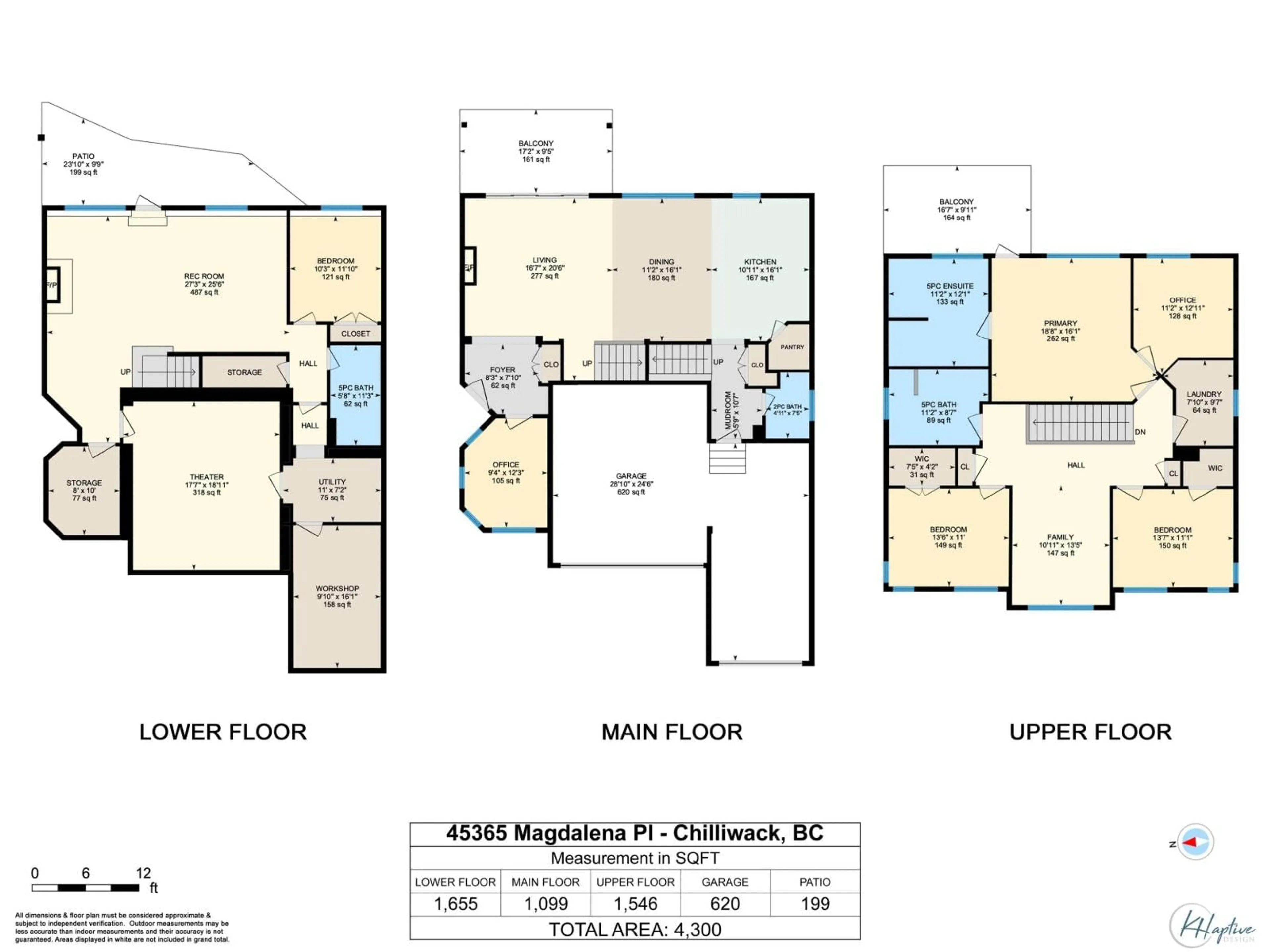 Floor plan for 45365 MAGDALENA PLACE, Cultus Lake British Columbia V2R0K7