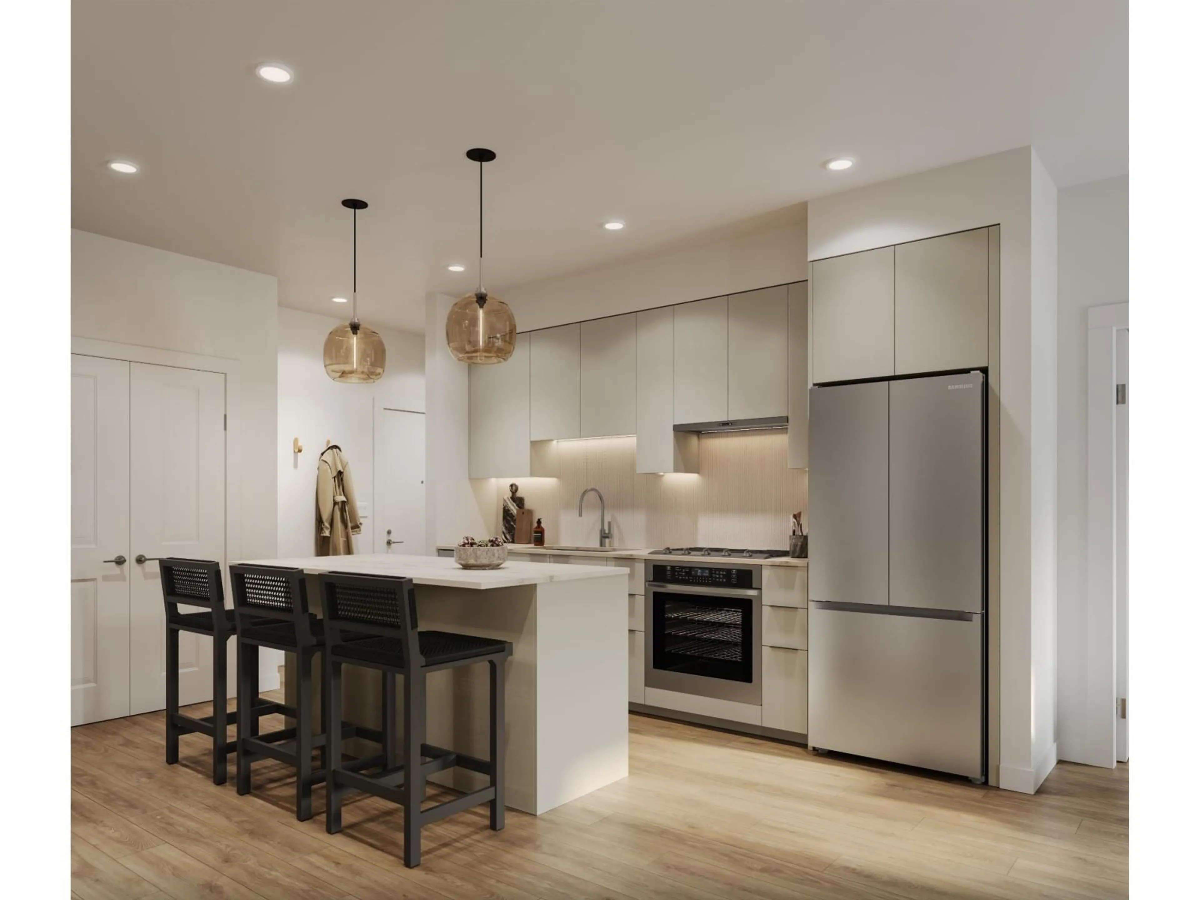 Contemporary kitchen, unknown for A614 - 18088 72 AVENUE, Surrey British Columbia V3N6B7